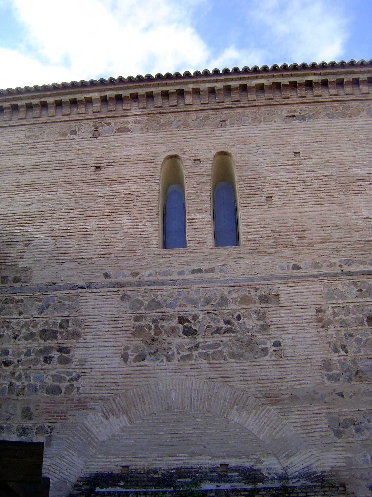 The same wall's exterior.