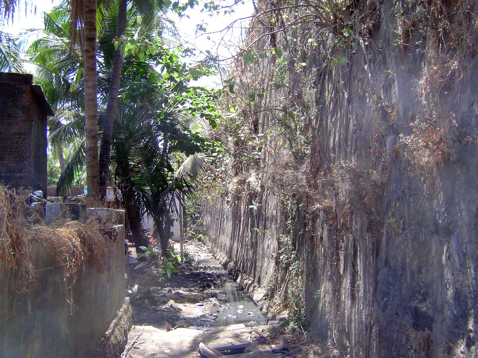 A village has now replaced reedy swamps near the Bastion of San Goncalo.