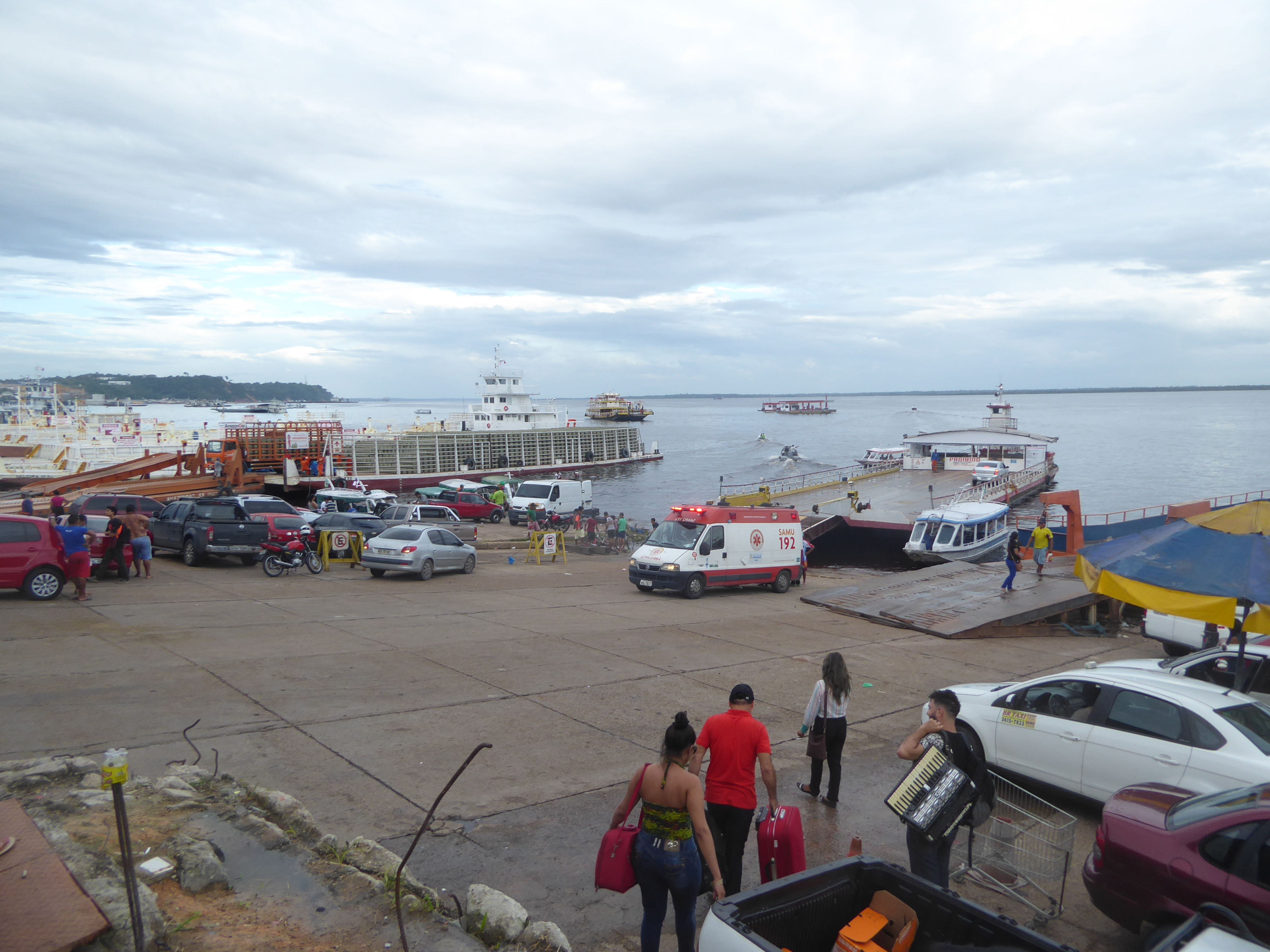 The ferries link up with the infamous BR-319, a road running 885 kilometers south to Porto Velho. Completed in 1973, the middle section of t