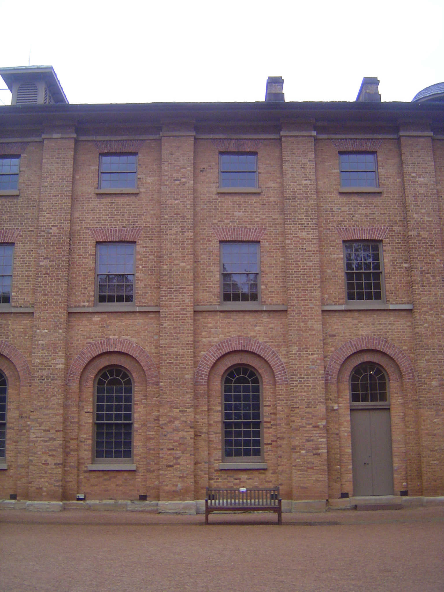 Fine, fine brickwork, though much of it was repointed during the conversion to a musuem. In many cases, the bricks were reversed because the