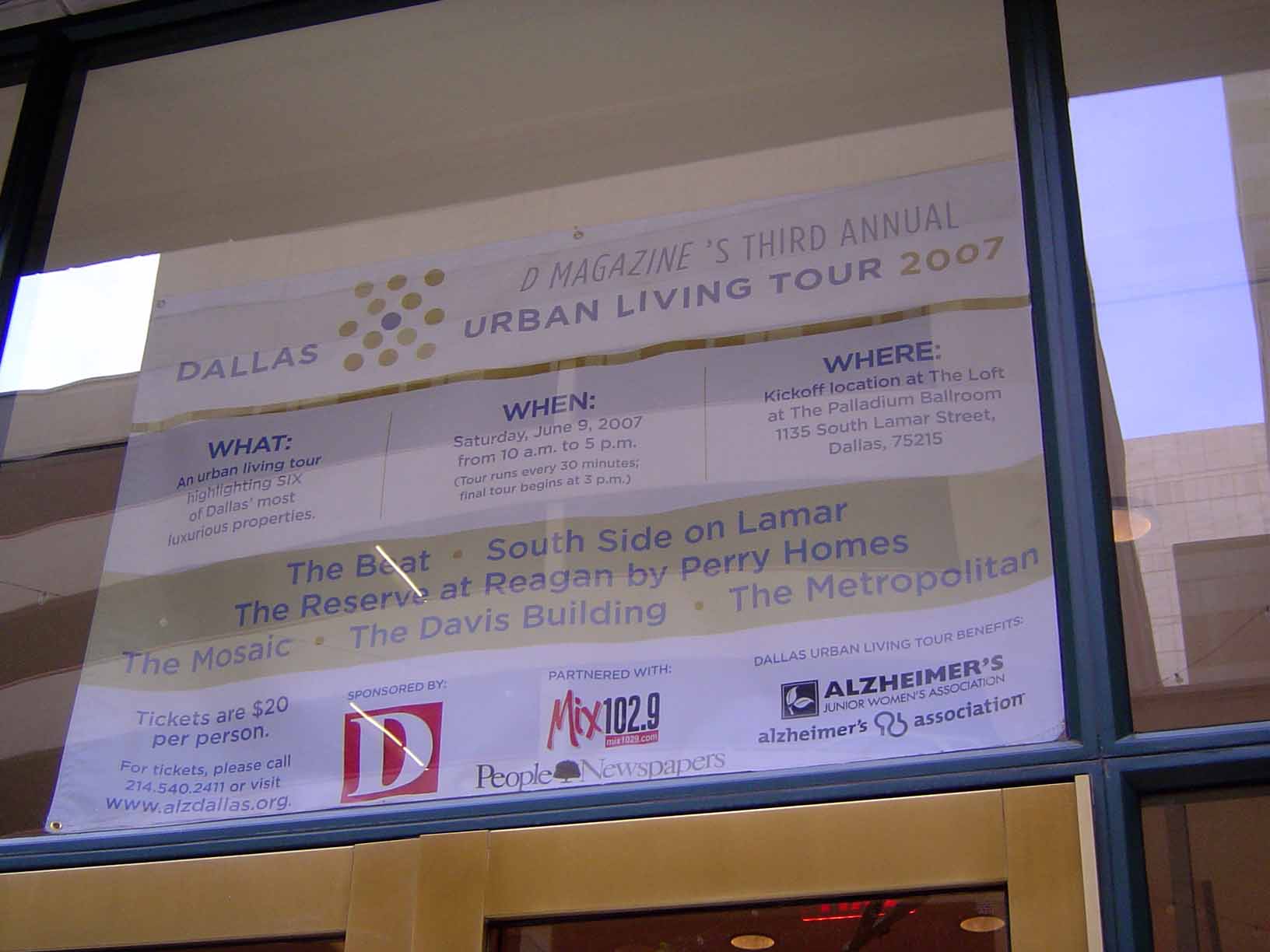 Potential buyers were offered this tour in 2007.