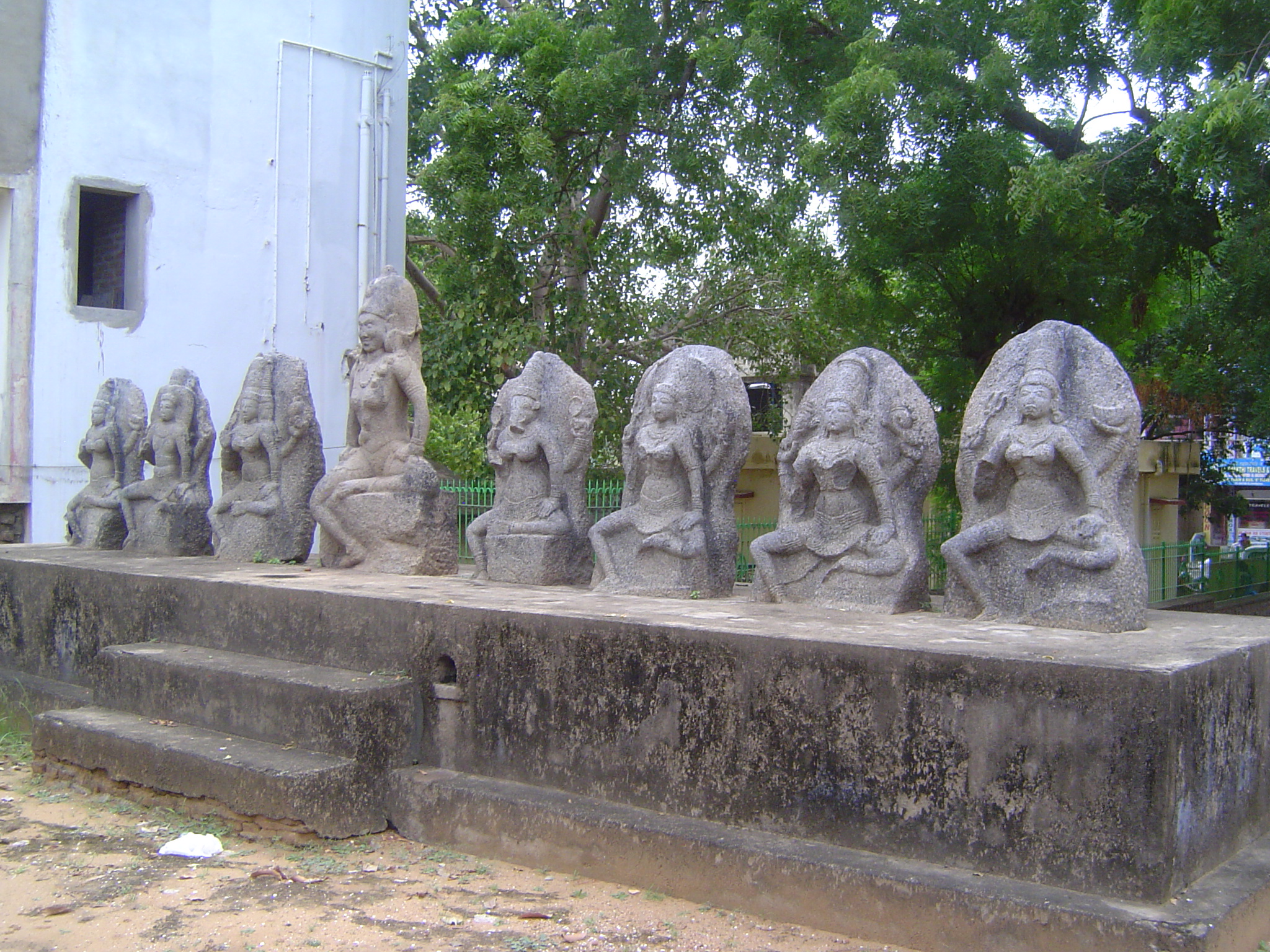 It's called the Seven Mothers. They're freestanding sculptures made into a group.