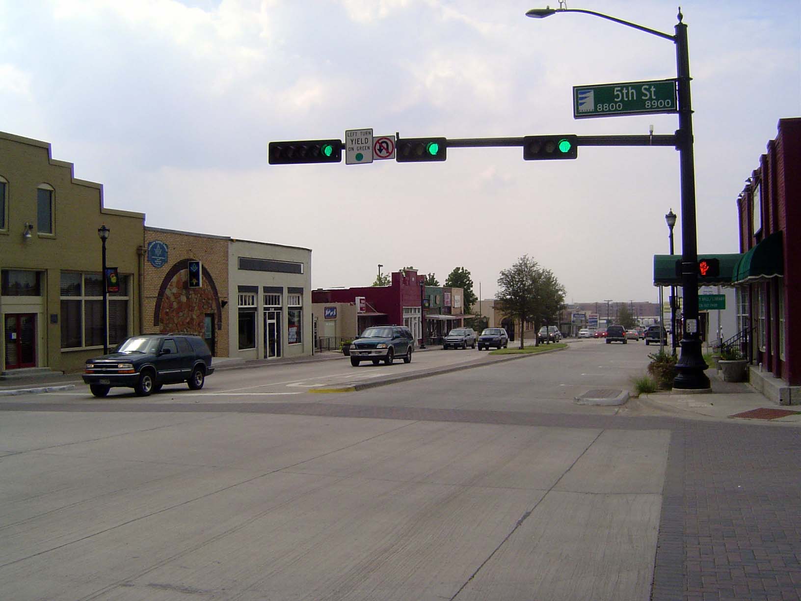 The irony is that in five minutes you can walk from that new town center to Frisco's real town center, or at least what used to be Frisco's