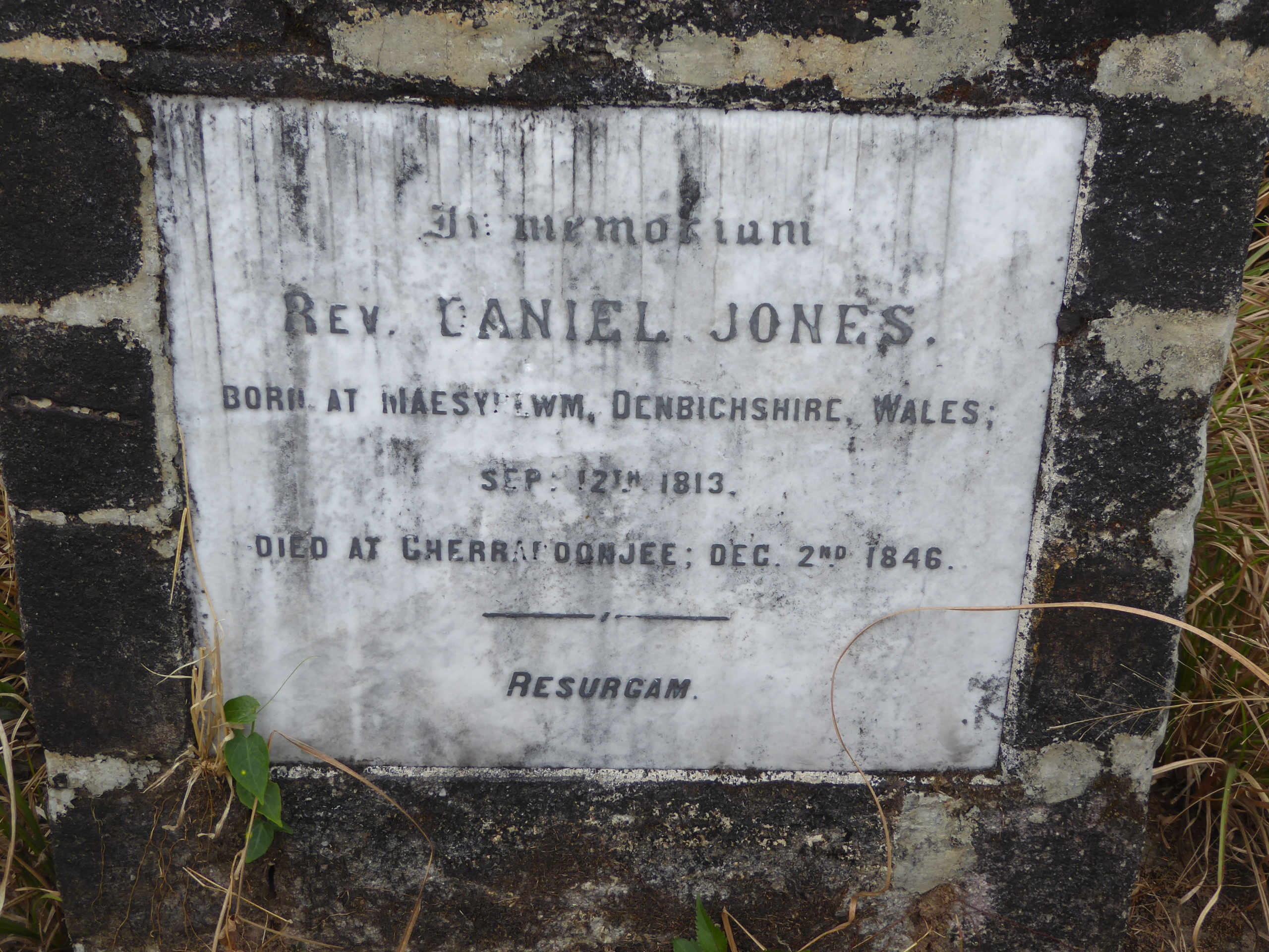Here's another Jones, one well-known to Thomas, though apparently unrelated to him. This Jones stayed permanently, so to speak, dying within