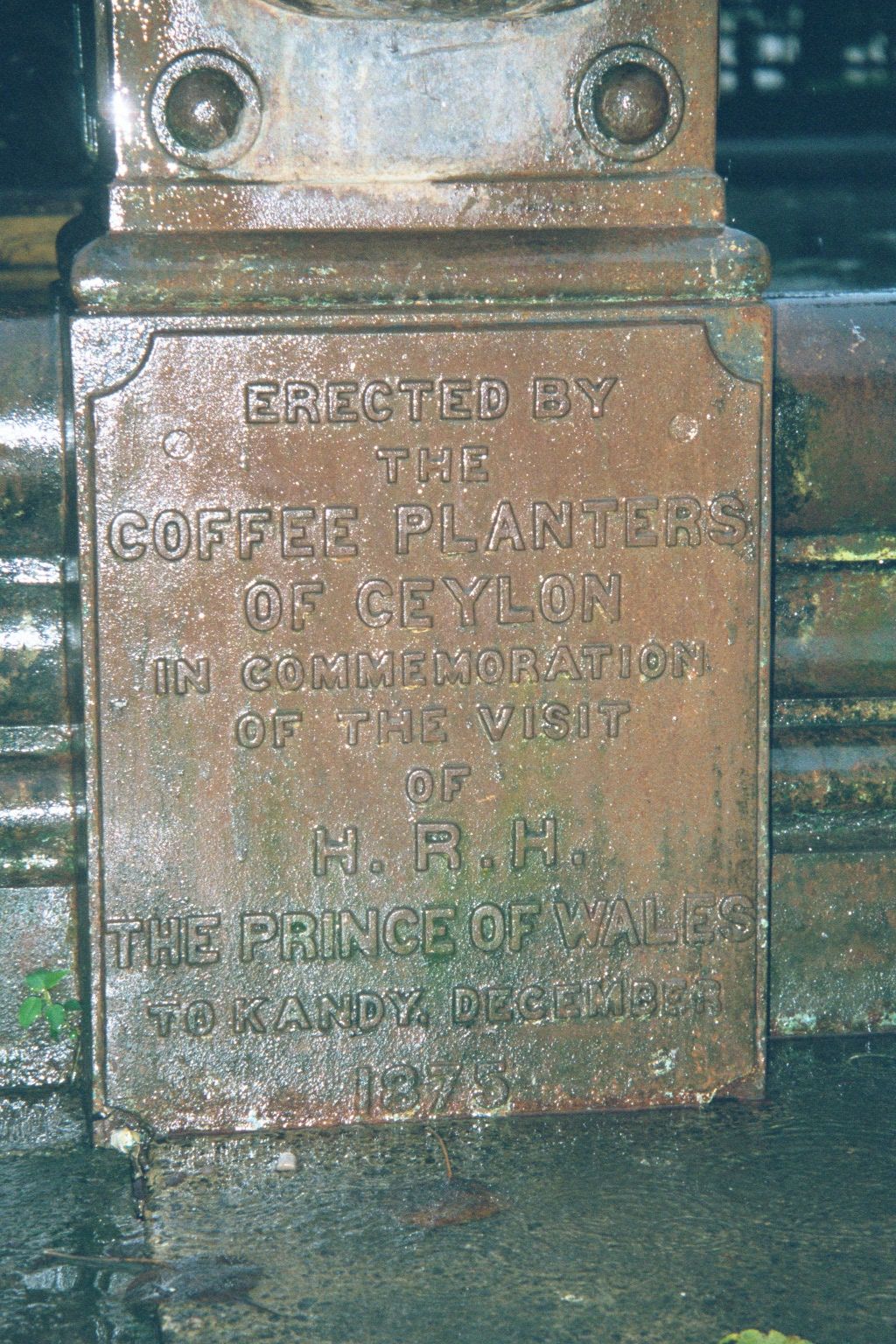 Apparently the planters hoped for some royal attention to their problems, but the prince didn't show.