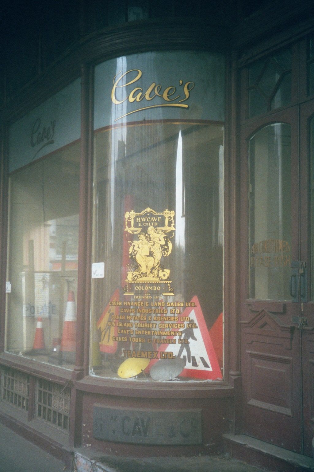 A storefront window in that building.