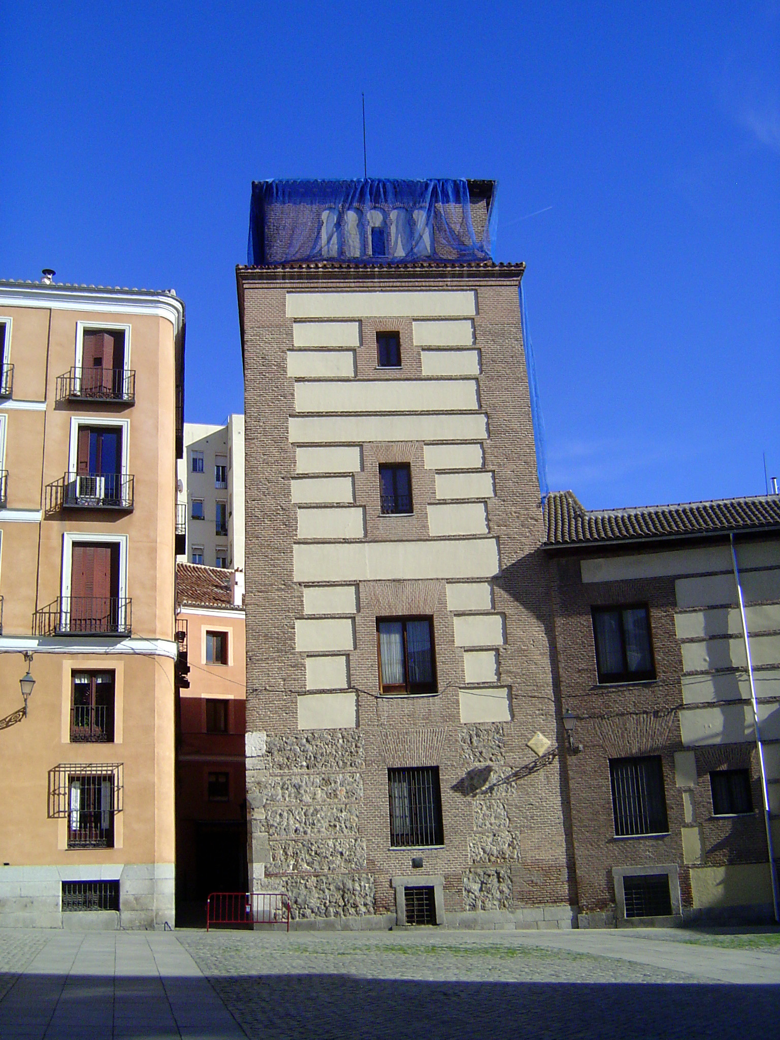 Restored in 1915, the tower was built in the early 1500s and is one of the few Mudéjar or Muslim-influenced structures surviving in Madrid.