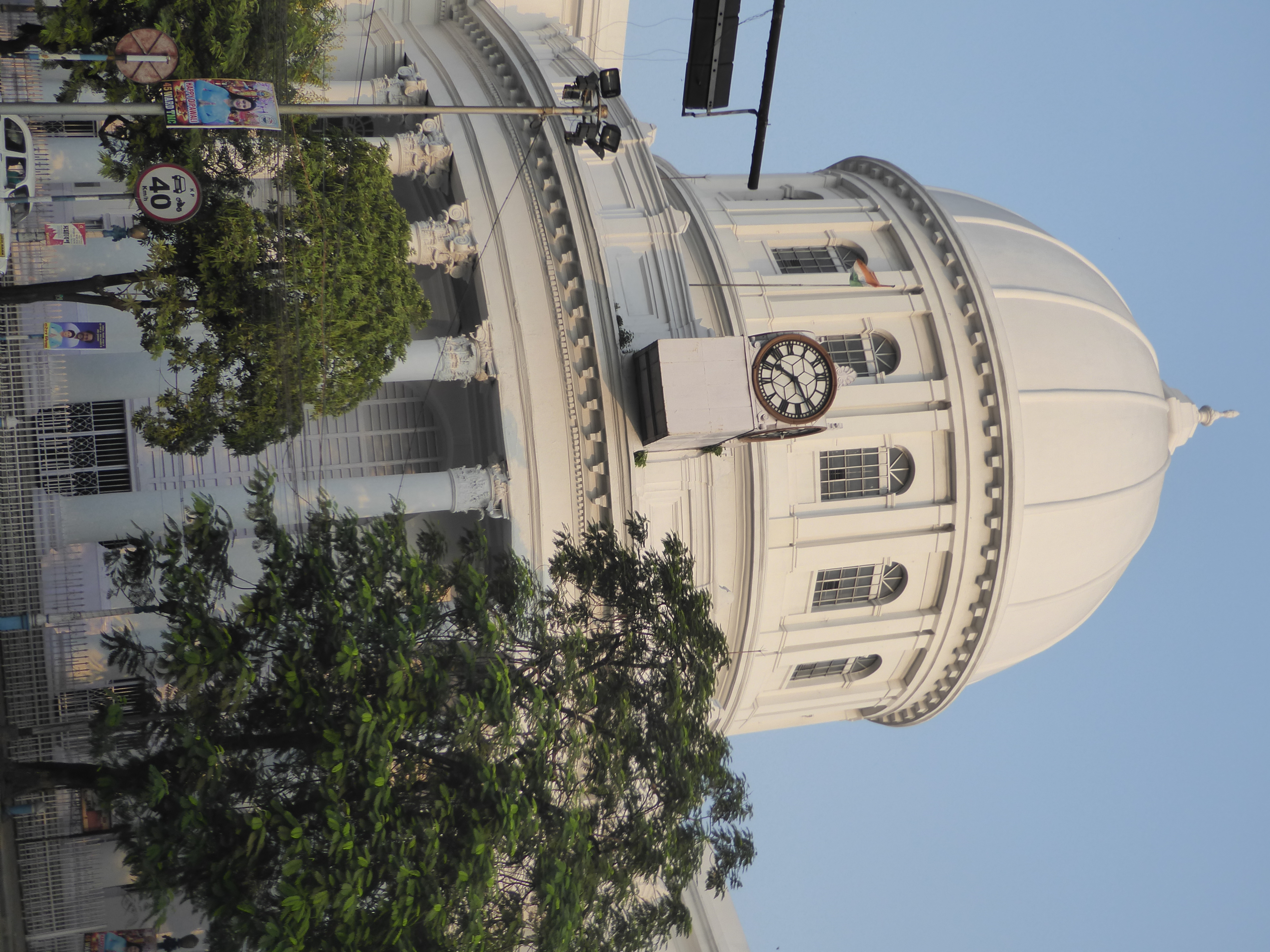 The clock was added about 30 years later—and 20 after Granville's death.