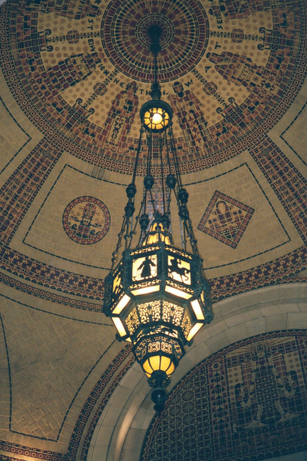Its rotunda echoes the Taj Mahal, but all one of the building's exterior doors was locked in 2002, and that one was fitted with metal detect