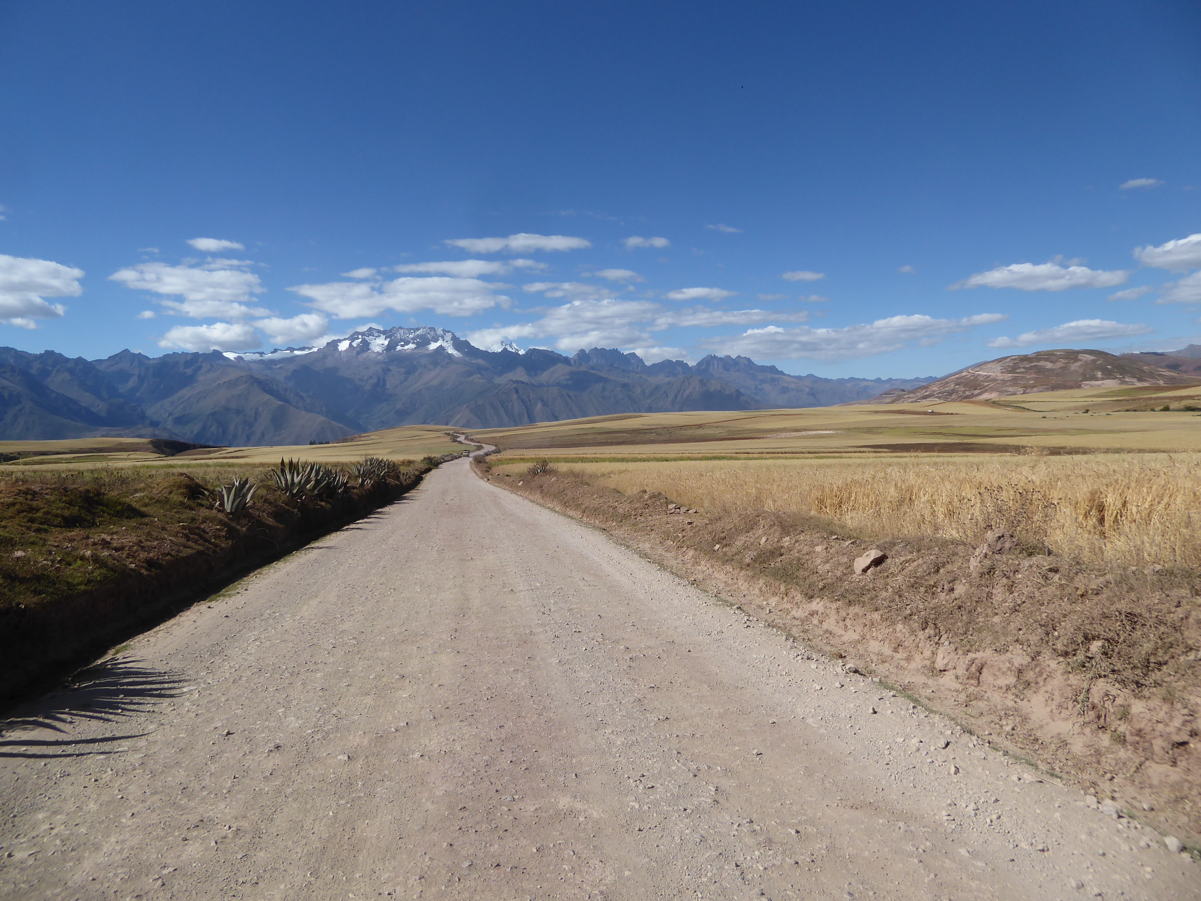 We've jumped to a spot about 25 miles northwest of Cusco. You can imagine Sergio Leone driving around and thinking how to use this place. Cl