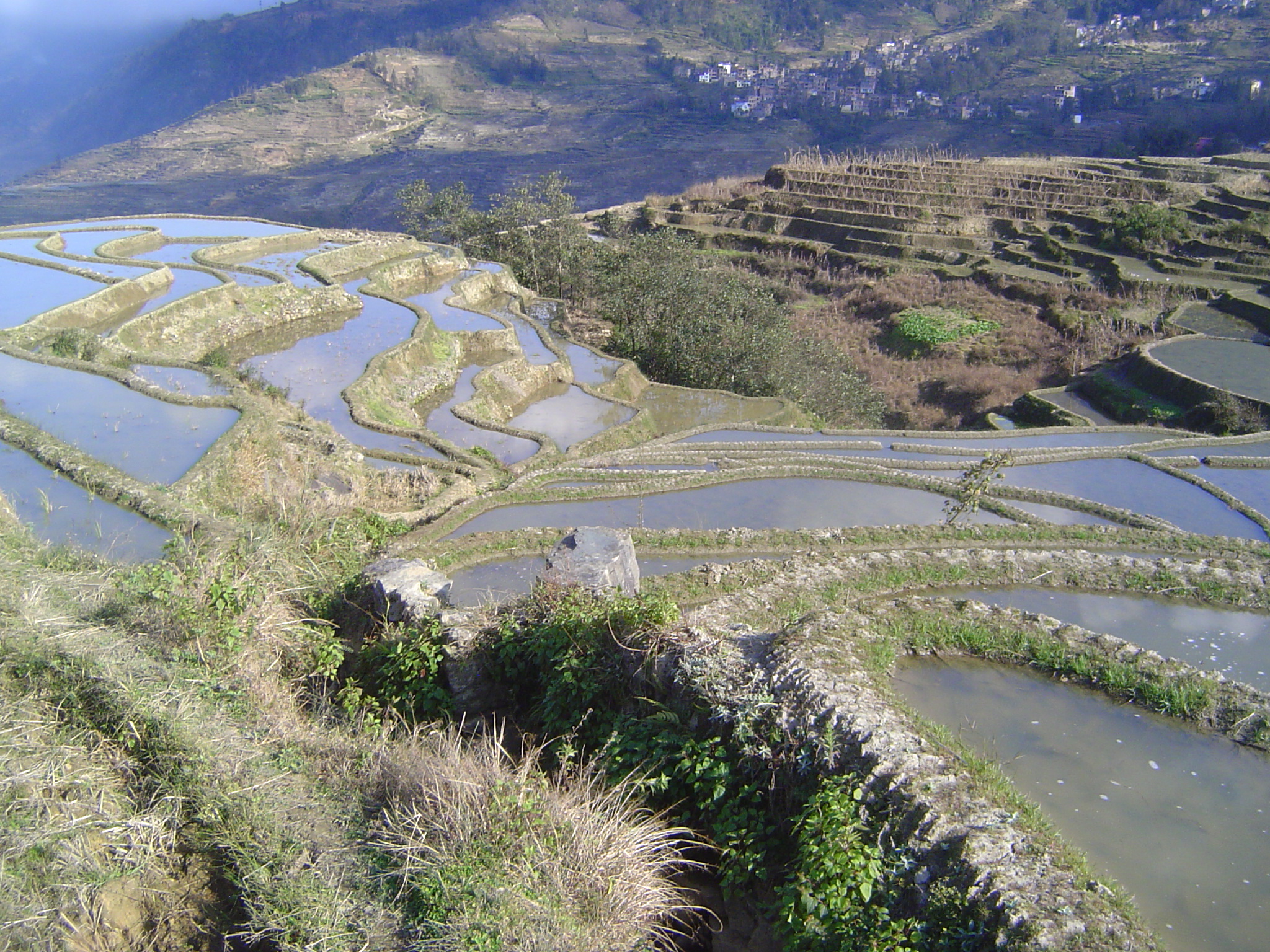 Here we leave the main channel, although it's nowhere near done.