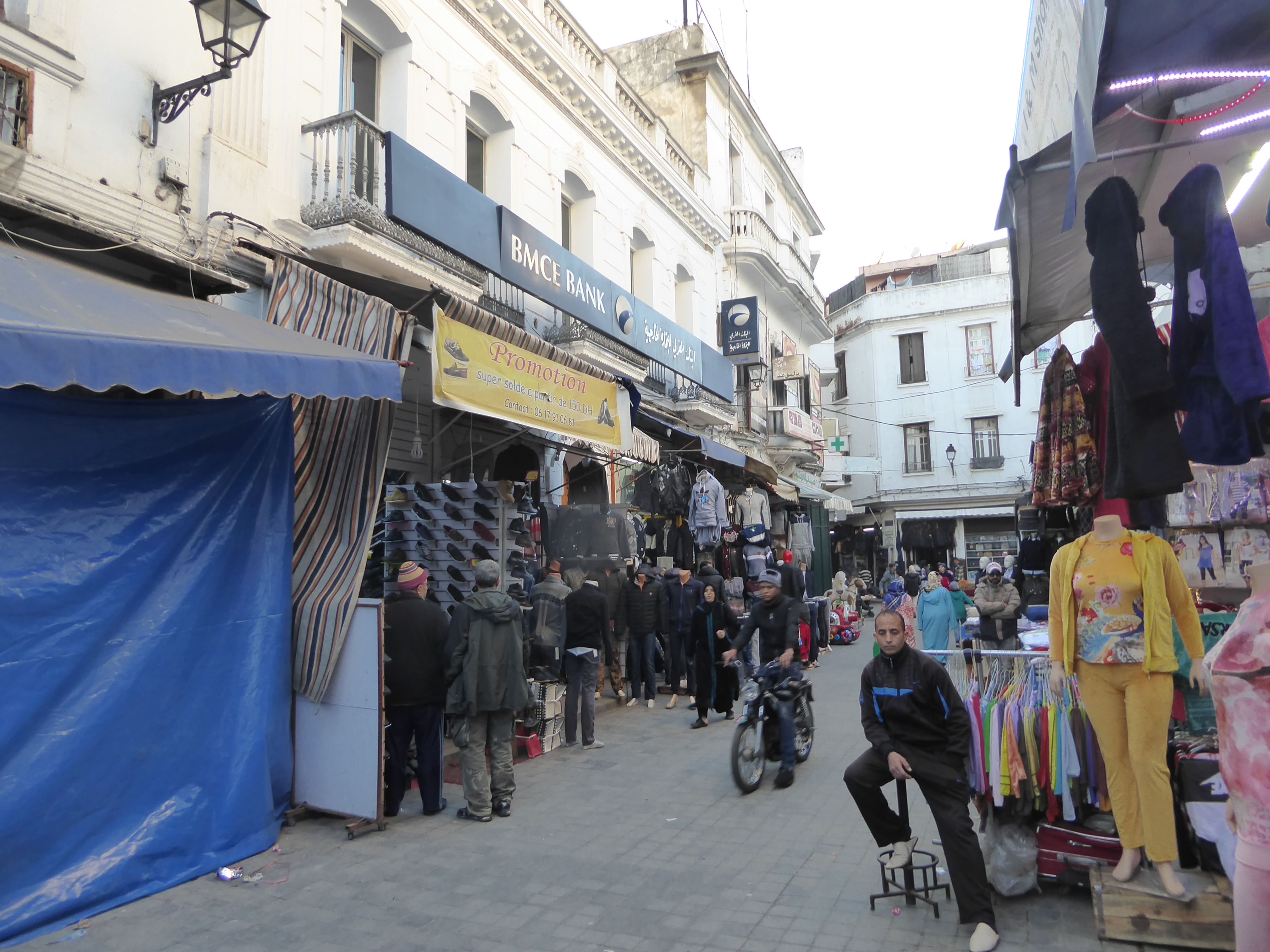 Take a look at those buildings. See anything that would be out of place anywhere in Western Europe? What makes the medina feel exotic is the