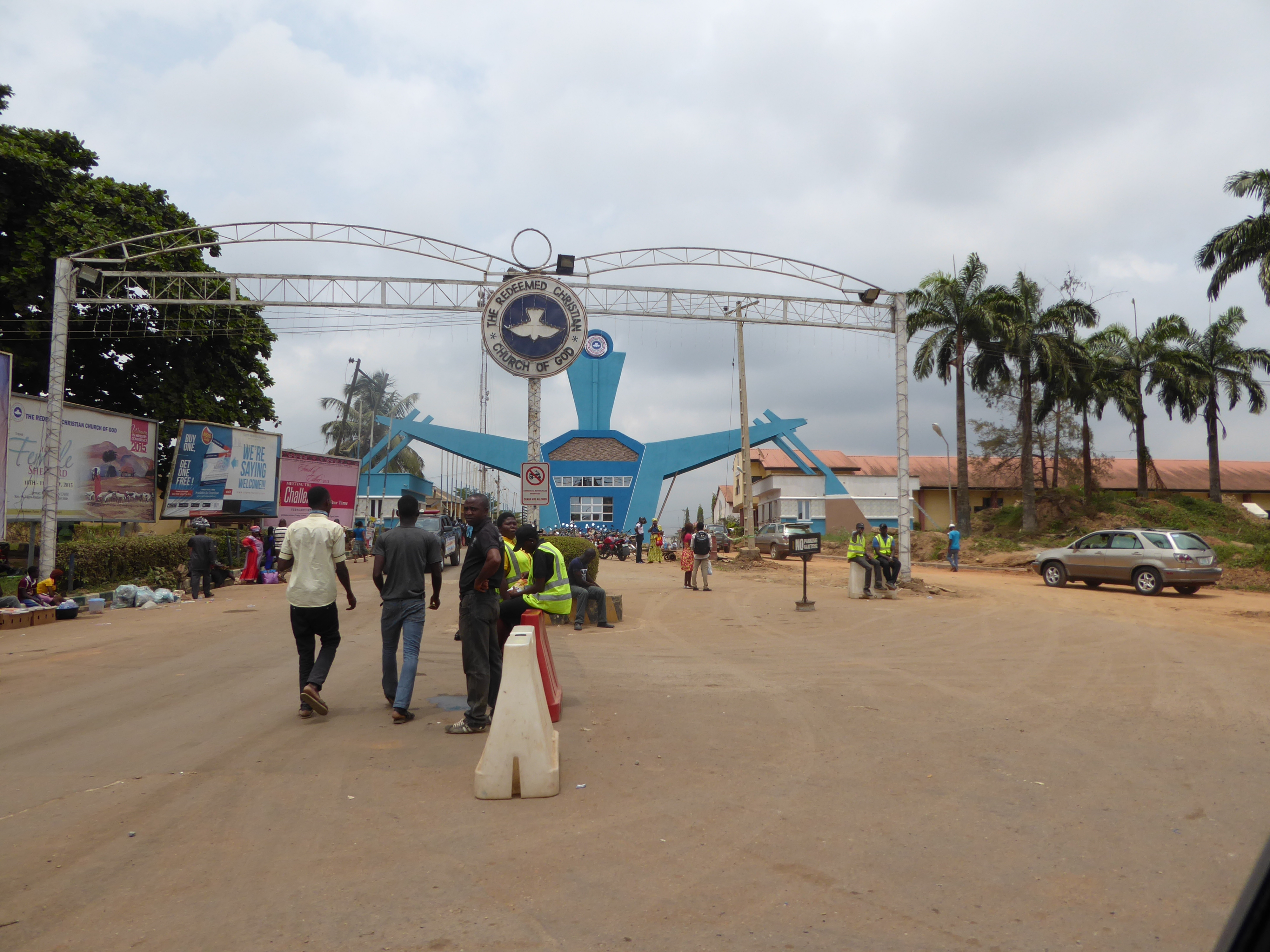 One man's tradition is another's vulgar novelty. Case in point: on the road from Lagos up to Ibadan, this is the huge revival ground of a pe