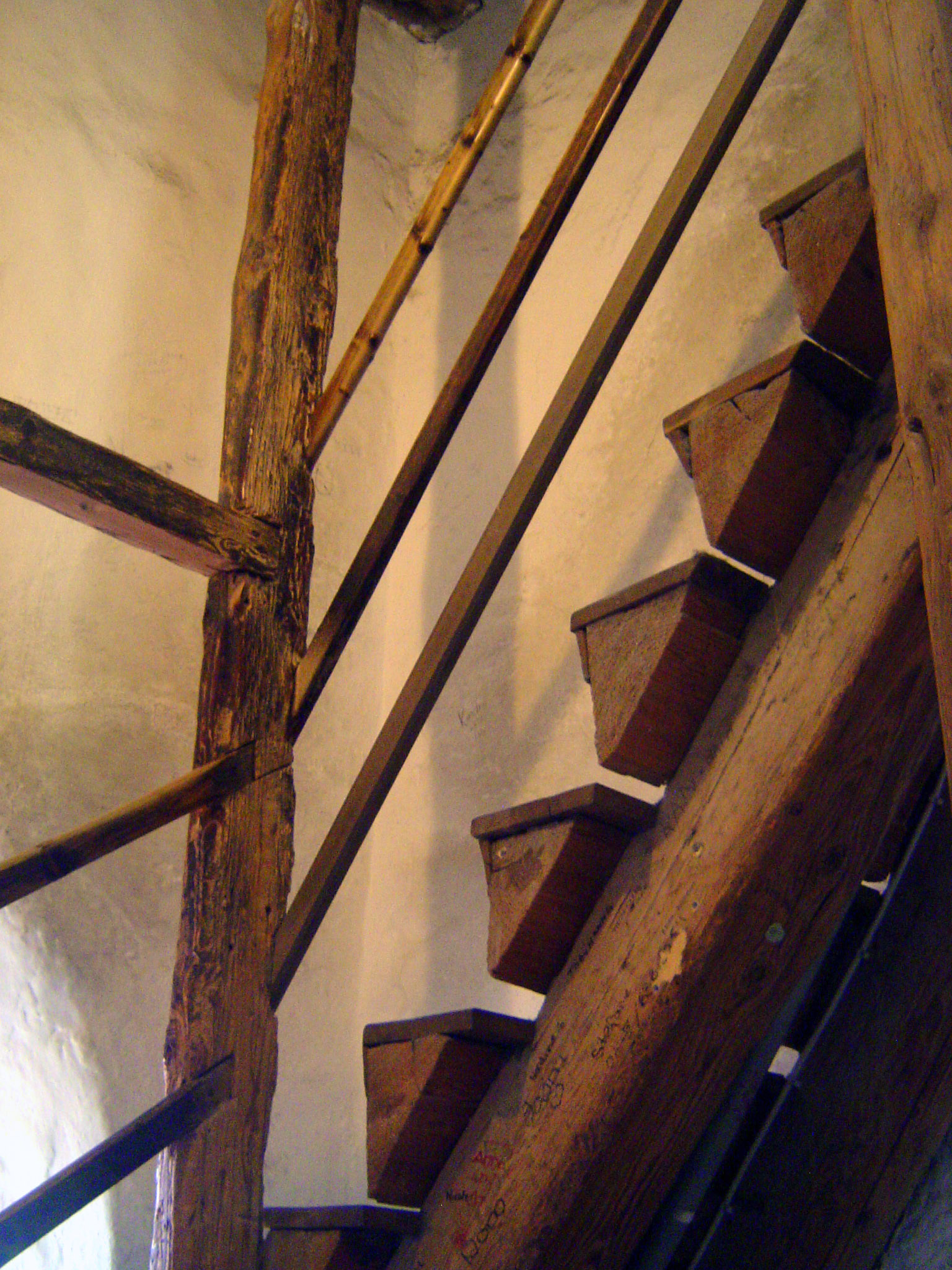 So the stairs aren't really 500 years old. Does it matter? The craftsmanship is crude yet elegant.