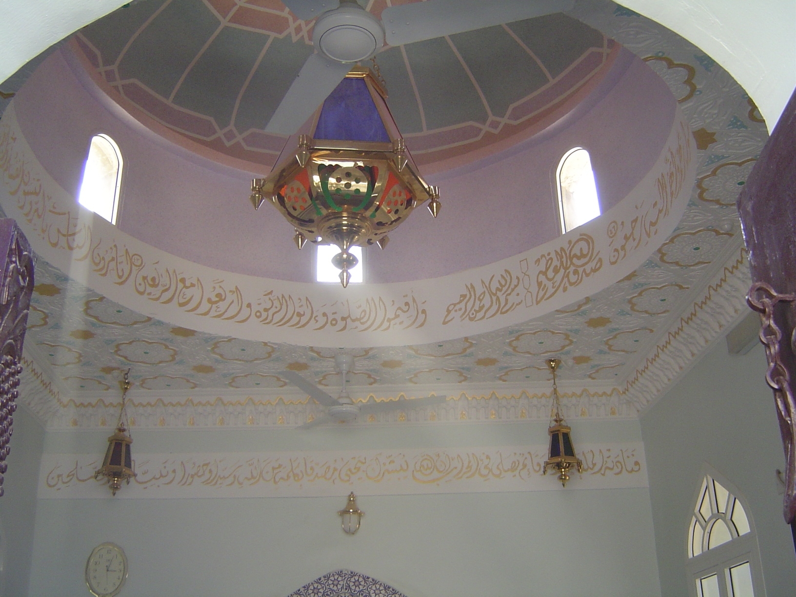 The dome is the work of builders who had seen much grander mosques that they were determined to emulate.