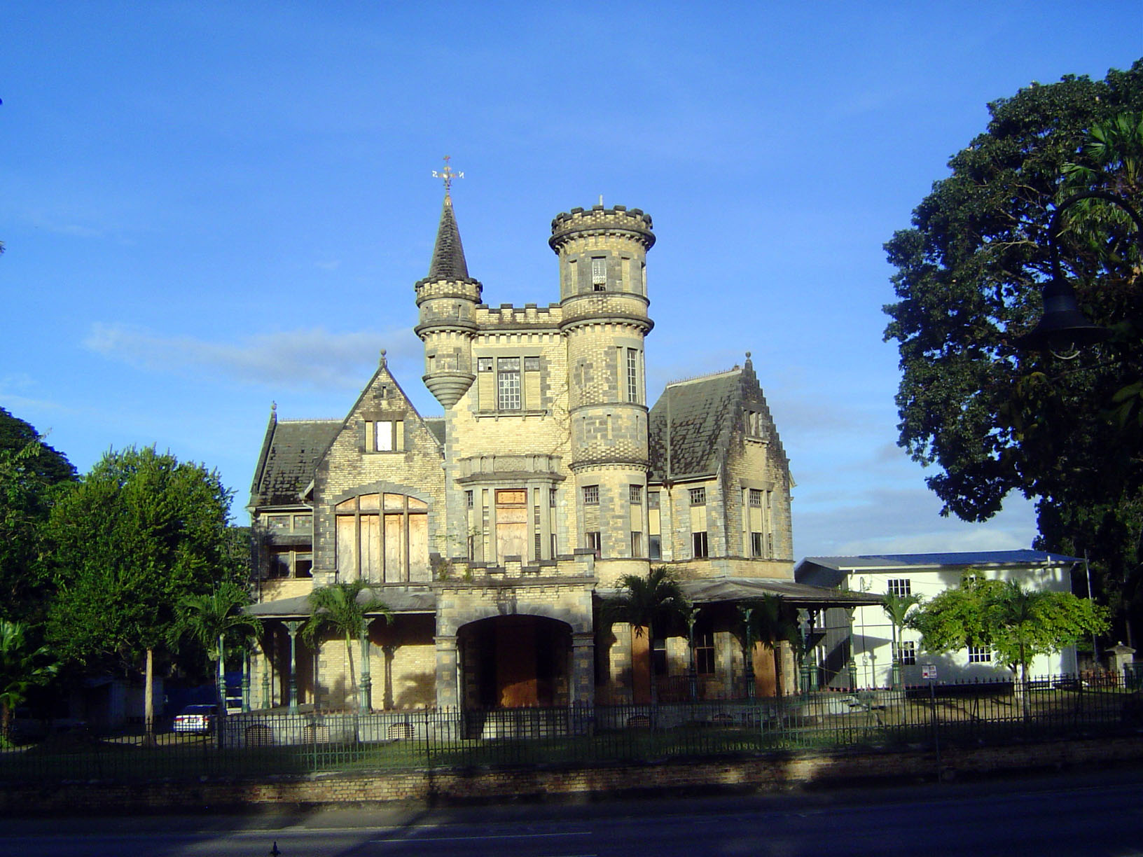 Stollmeyer's Castle, also facing the park and also from 1904. The Stollmeyers chose not to move in, but their son did and lived here until h