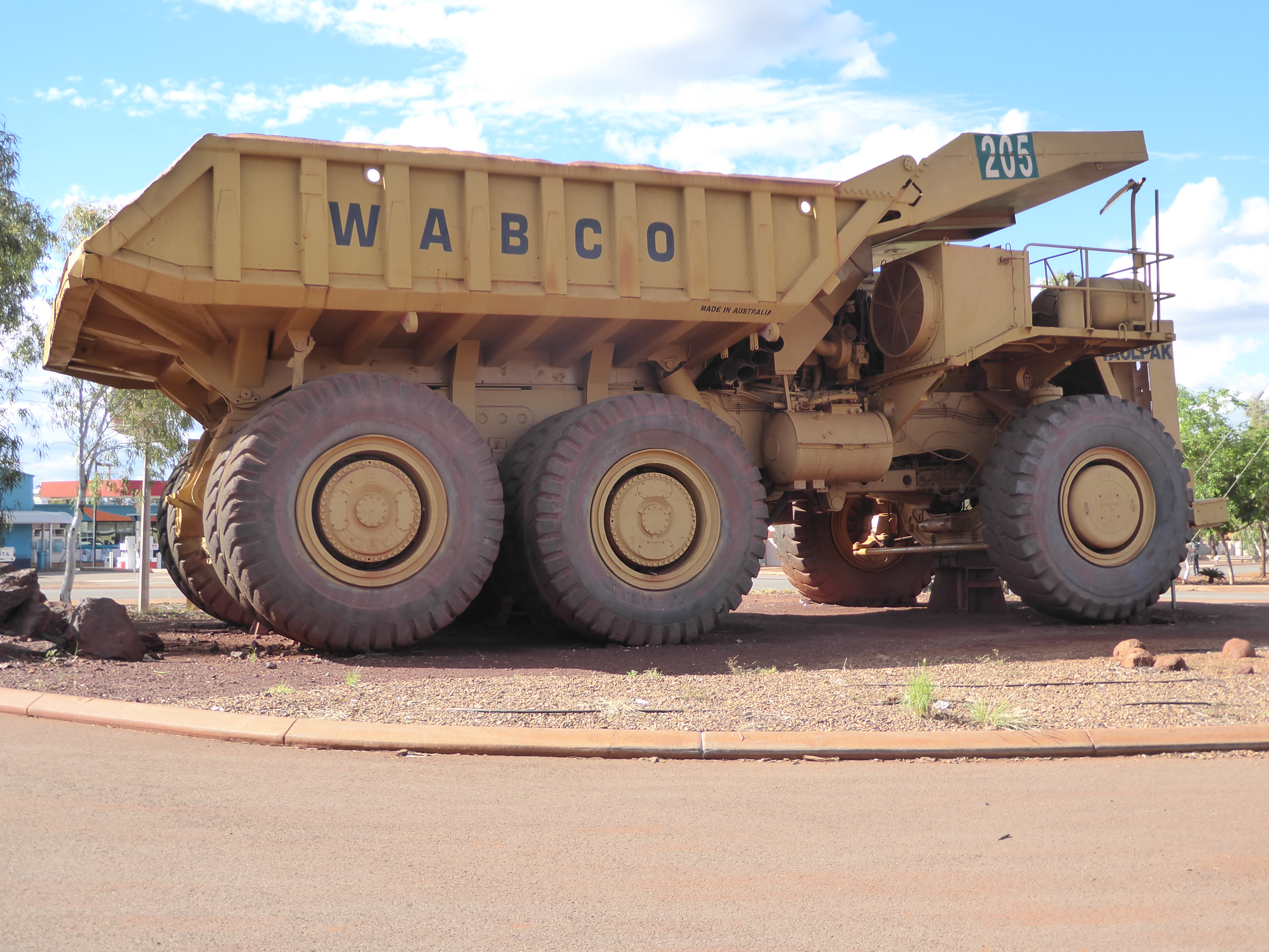 You want something bigger. Don't we all? Here's a 189-ton WABCO model 3200. I have to talk to the sales manager before I can quote you a pri