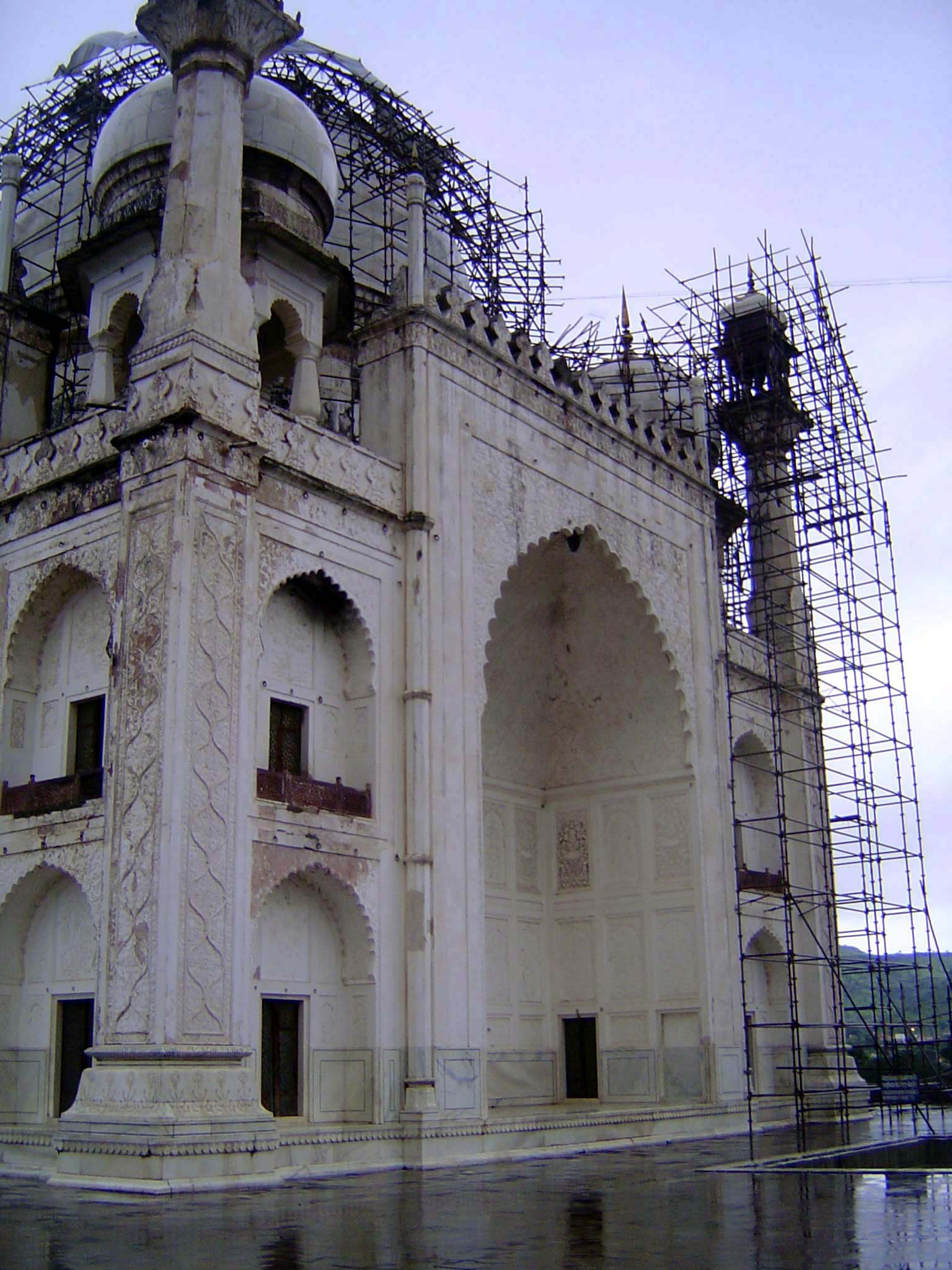 Restoration work has been going on for a very long time.
