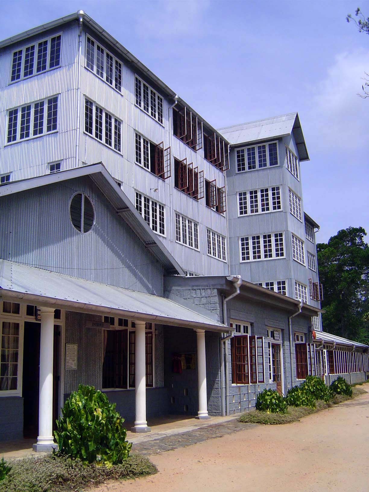 The roads were built to serve the plantations and the tea factories, like this one, now an excellent industry museum.