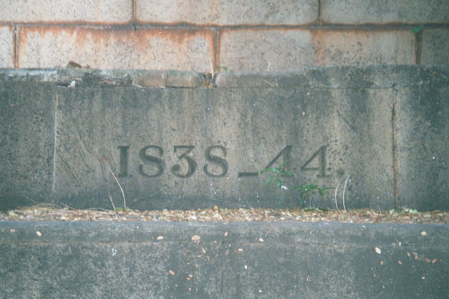 The base of that column.