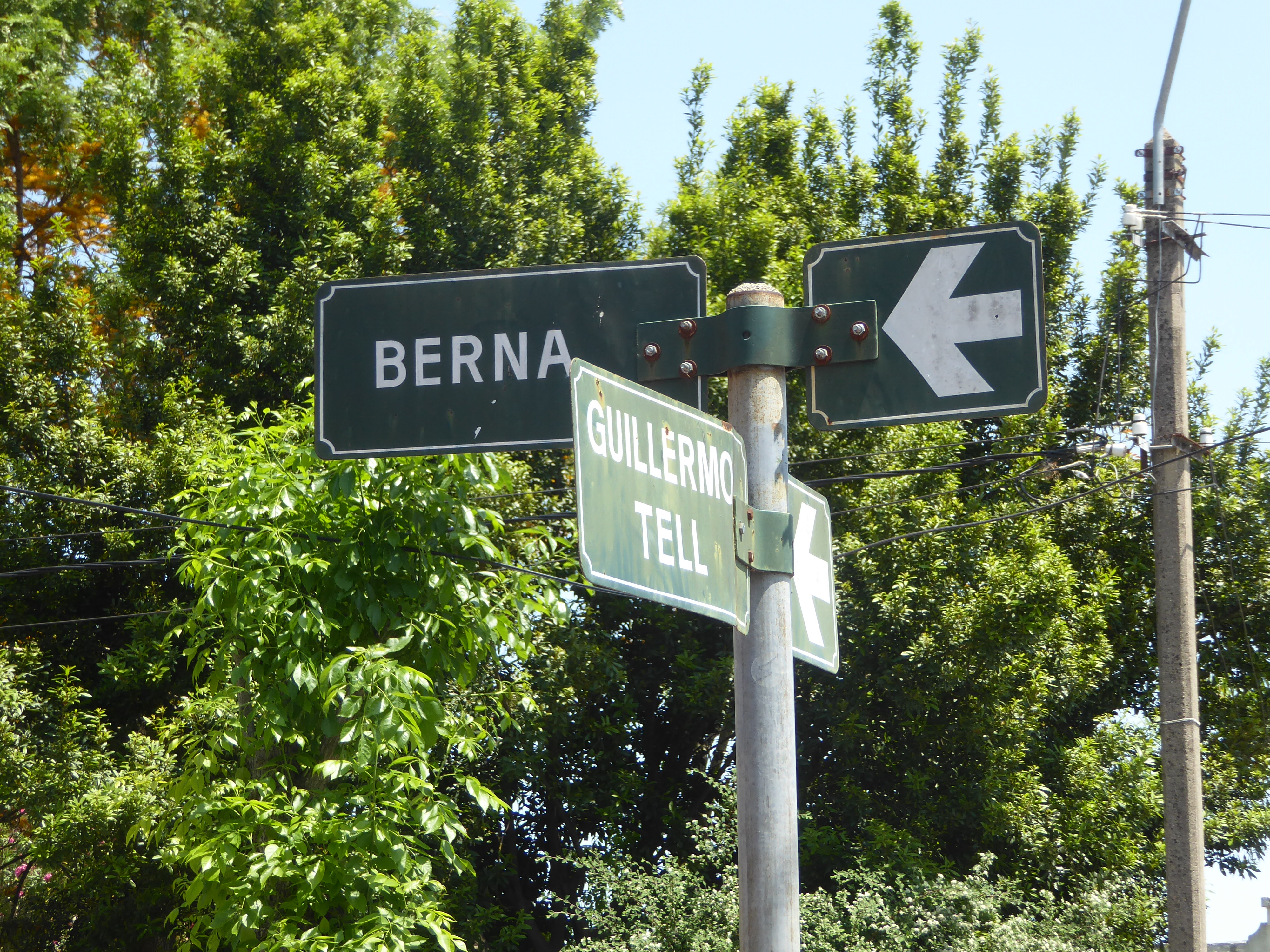 Street names allude to it, too.