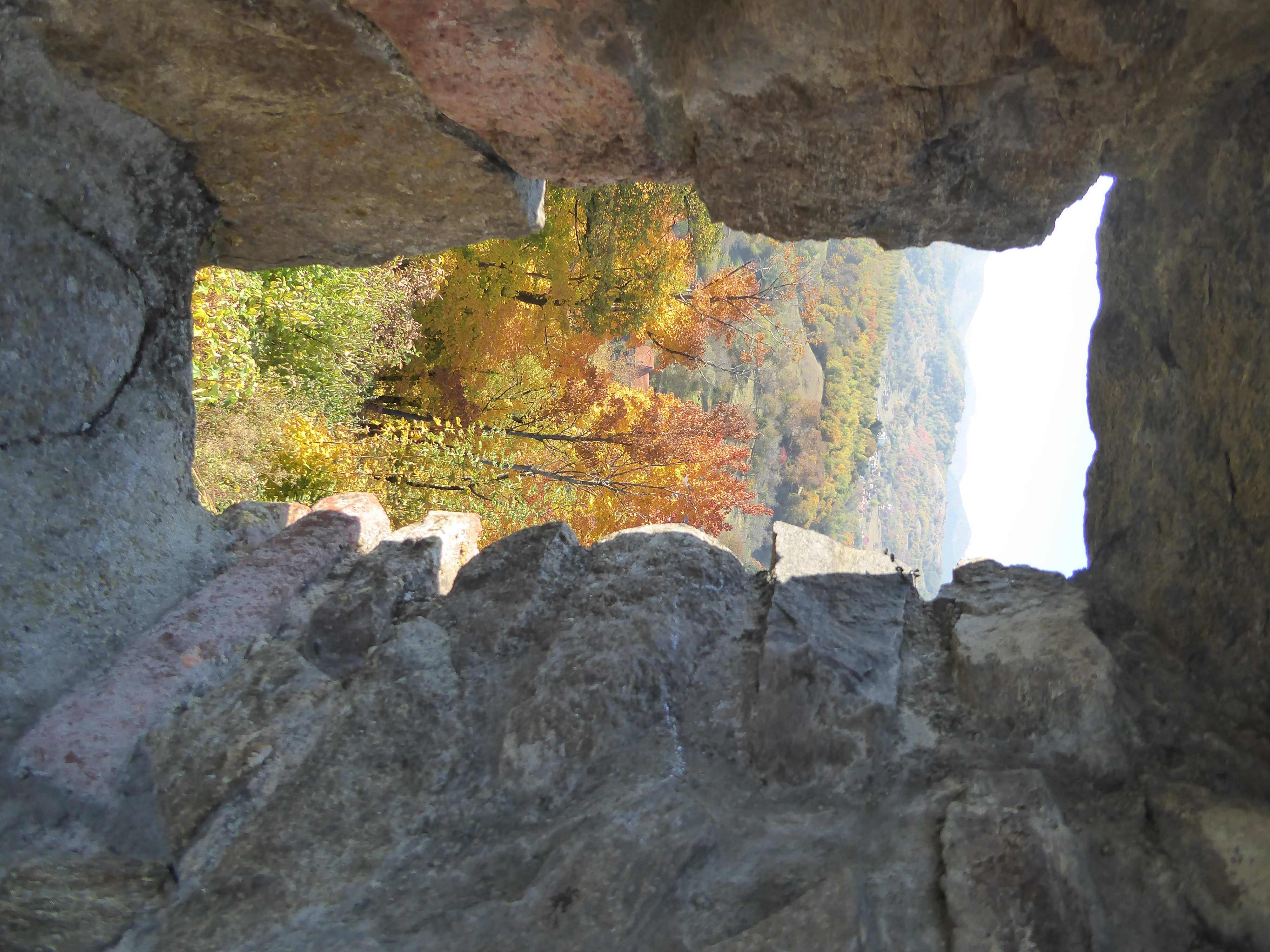 On a warm autumn day it's easy to forget the fear of Mongols and Turks that created these walls.