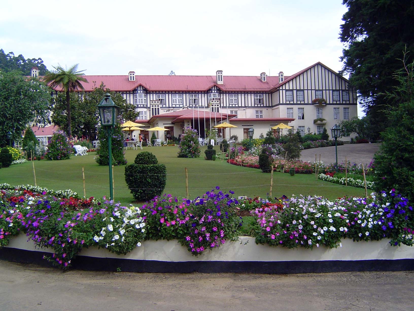 The hotel itself, semi-grand.