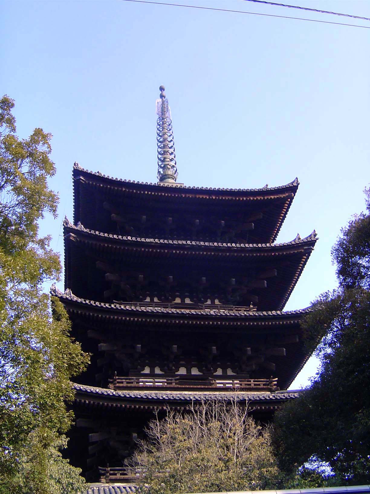 Kofukuji has the second highest pagoda in Japan. It was built in 730 but destroyed and rebuilt five times, most recently in 1426.