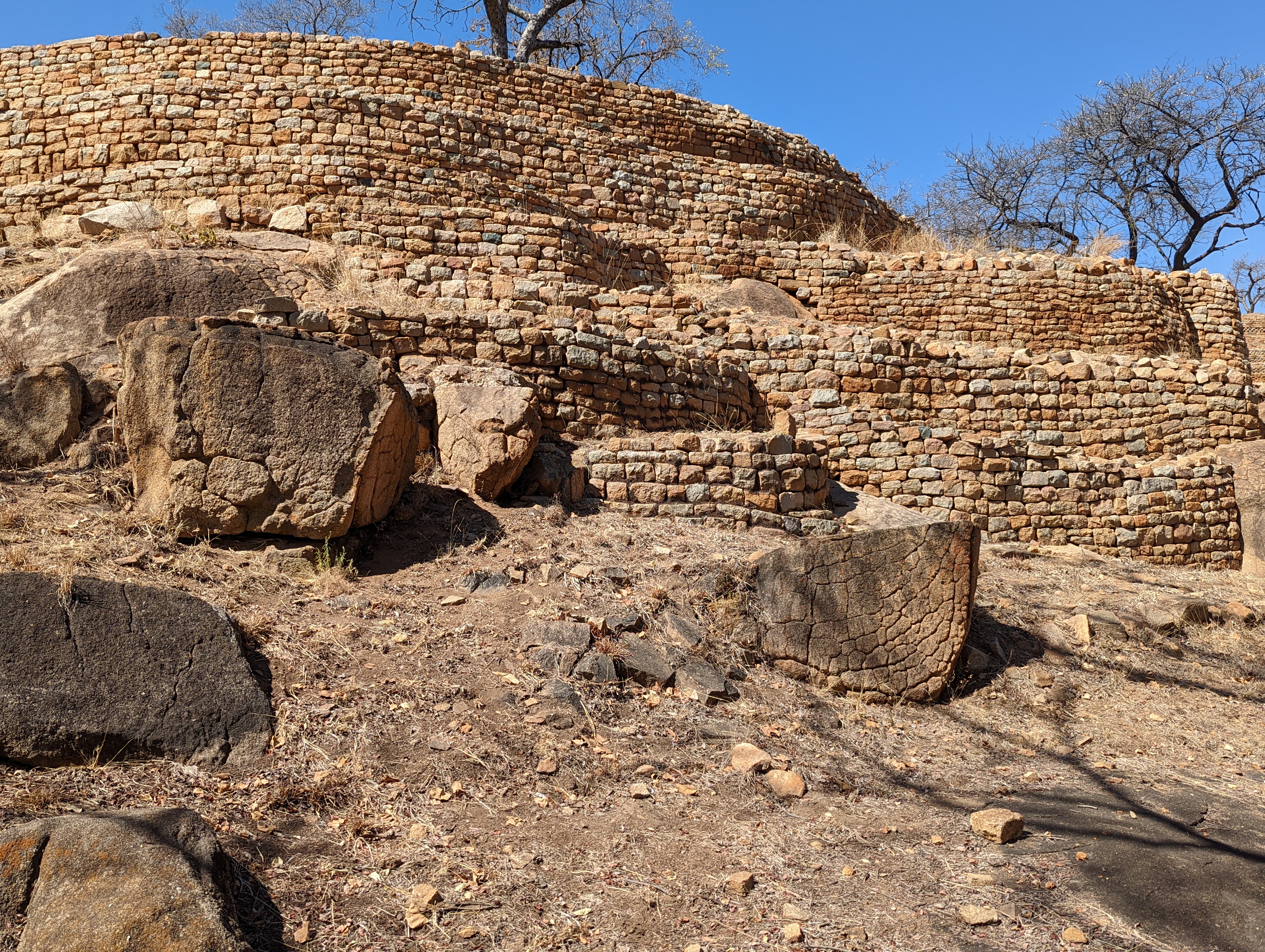 Here's the grandest of the platforms. "Wow," the visitor thinks, but David Randall-Maciver, a British archaeologist invited here in 1905 by
