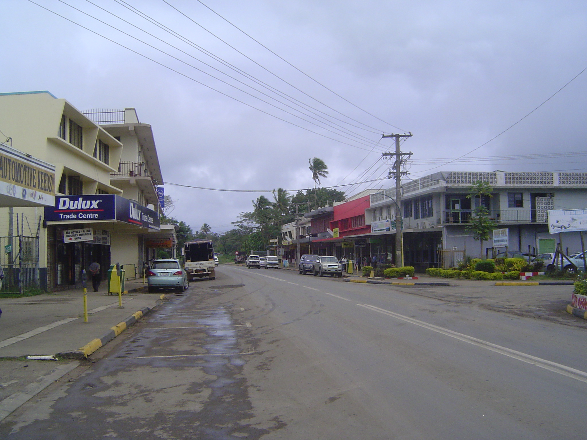 Want to escape the tourists? It's easy. Here, we've come down the west coast an hour to Sigatoka pronounced Singatoka.