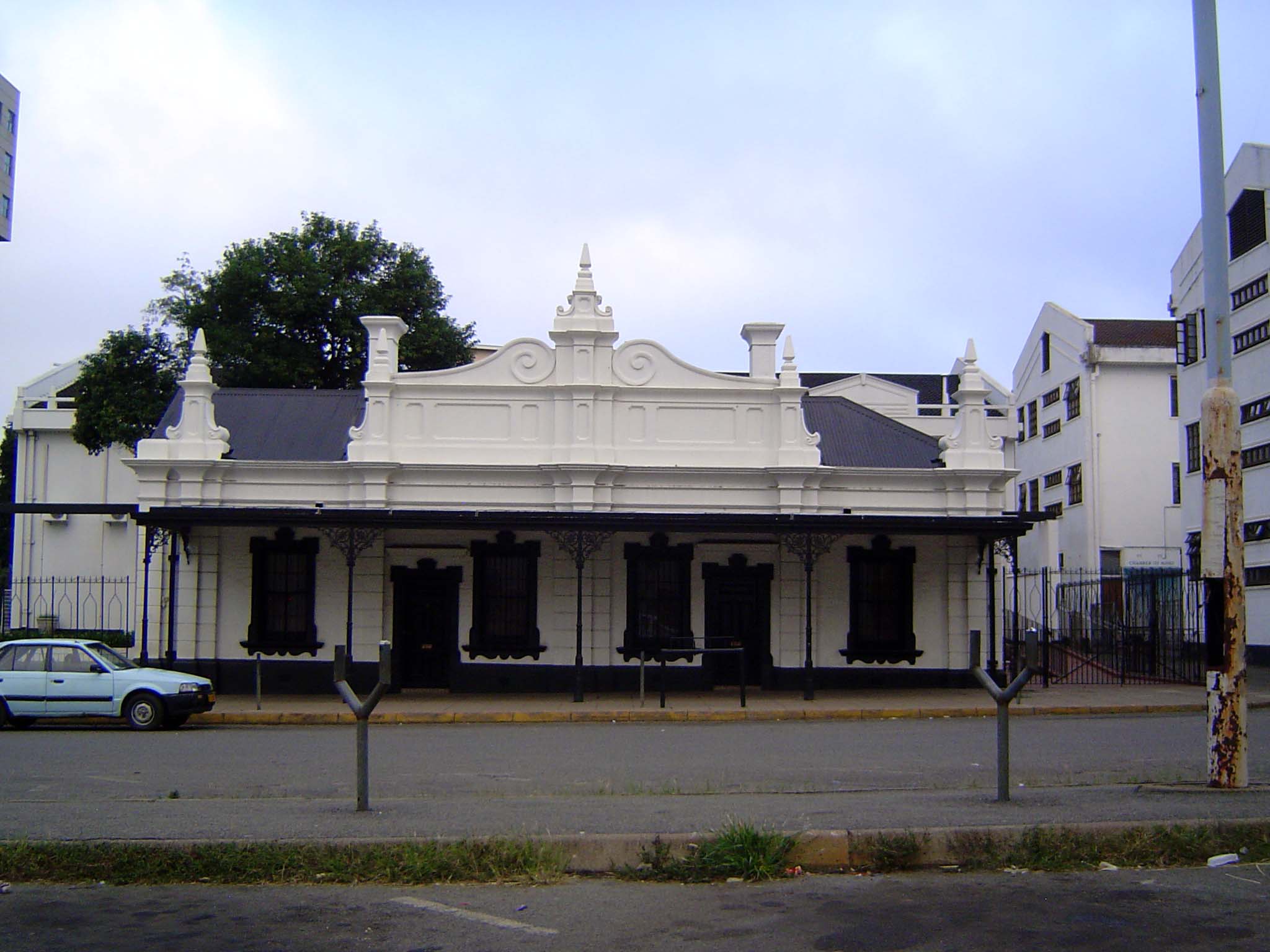 Several blocks to the north, a residential neighborhood developed. Here, in that neighborhood, is the Cecil House, built in 1901 and immedia
