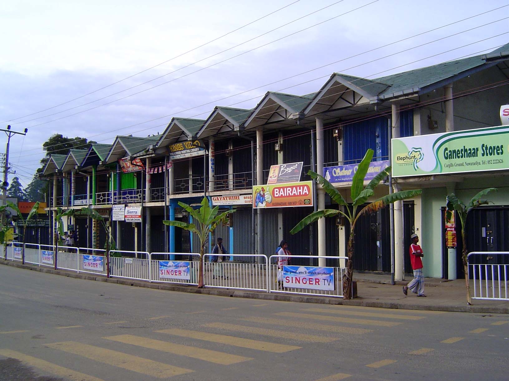 Newer shops along the same street. Not what the nostalgic tourist expects—or wants.
