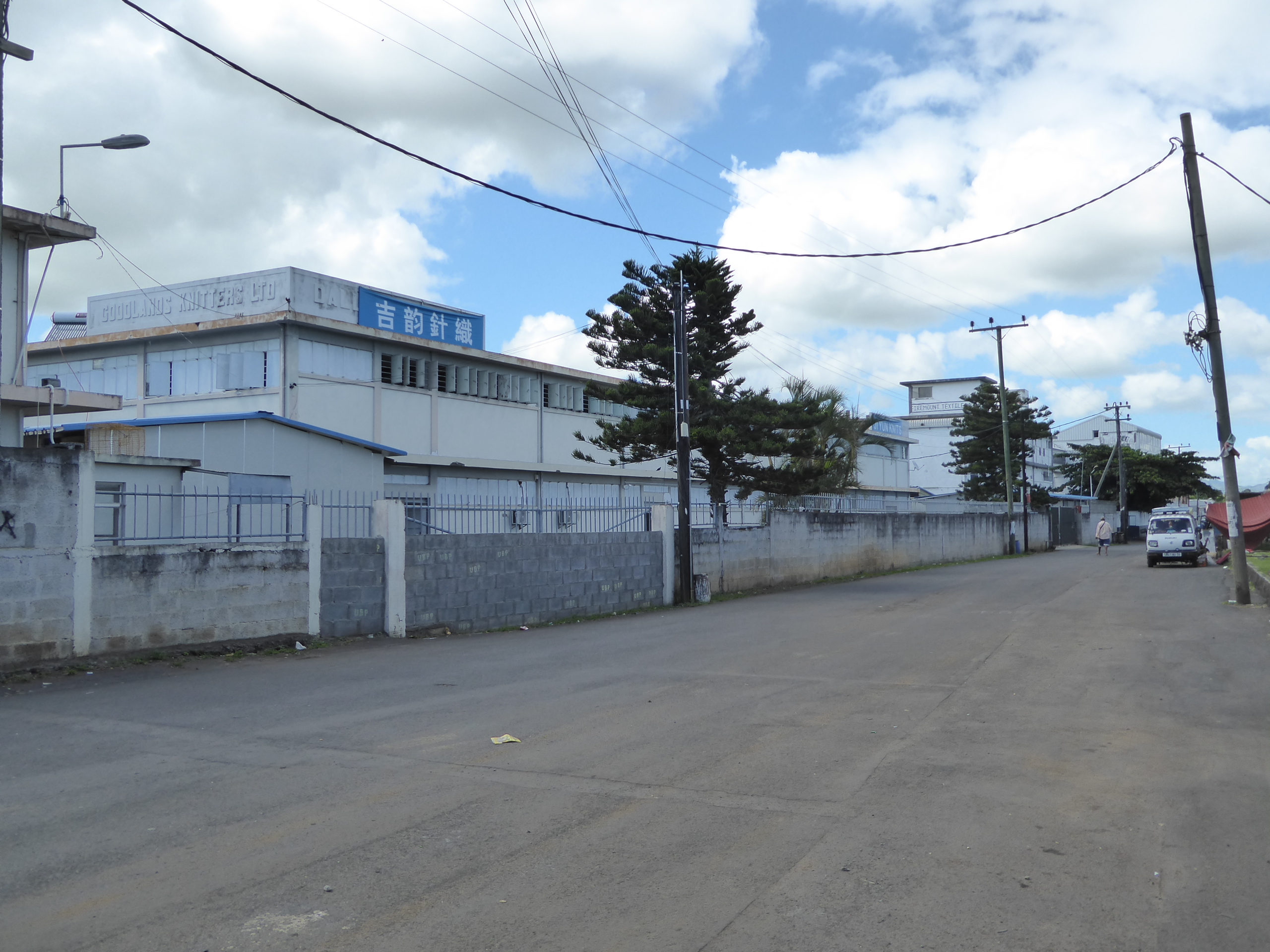 Goodlands Knitters, a bit of foreign direct investment. Active? Maybe not, but Mauritius still has about four times as many people working i