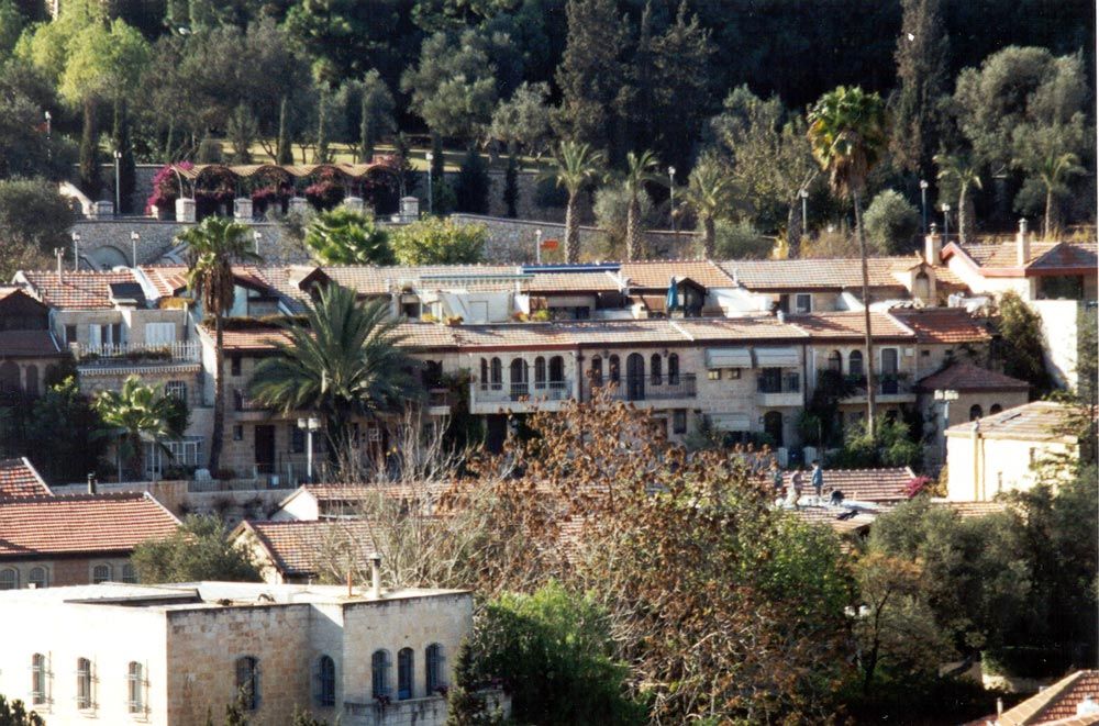A closeup of Yemin Moshe, which has wonderful views of the Old City—and rents to match.