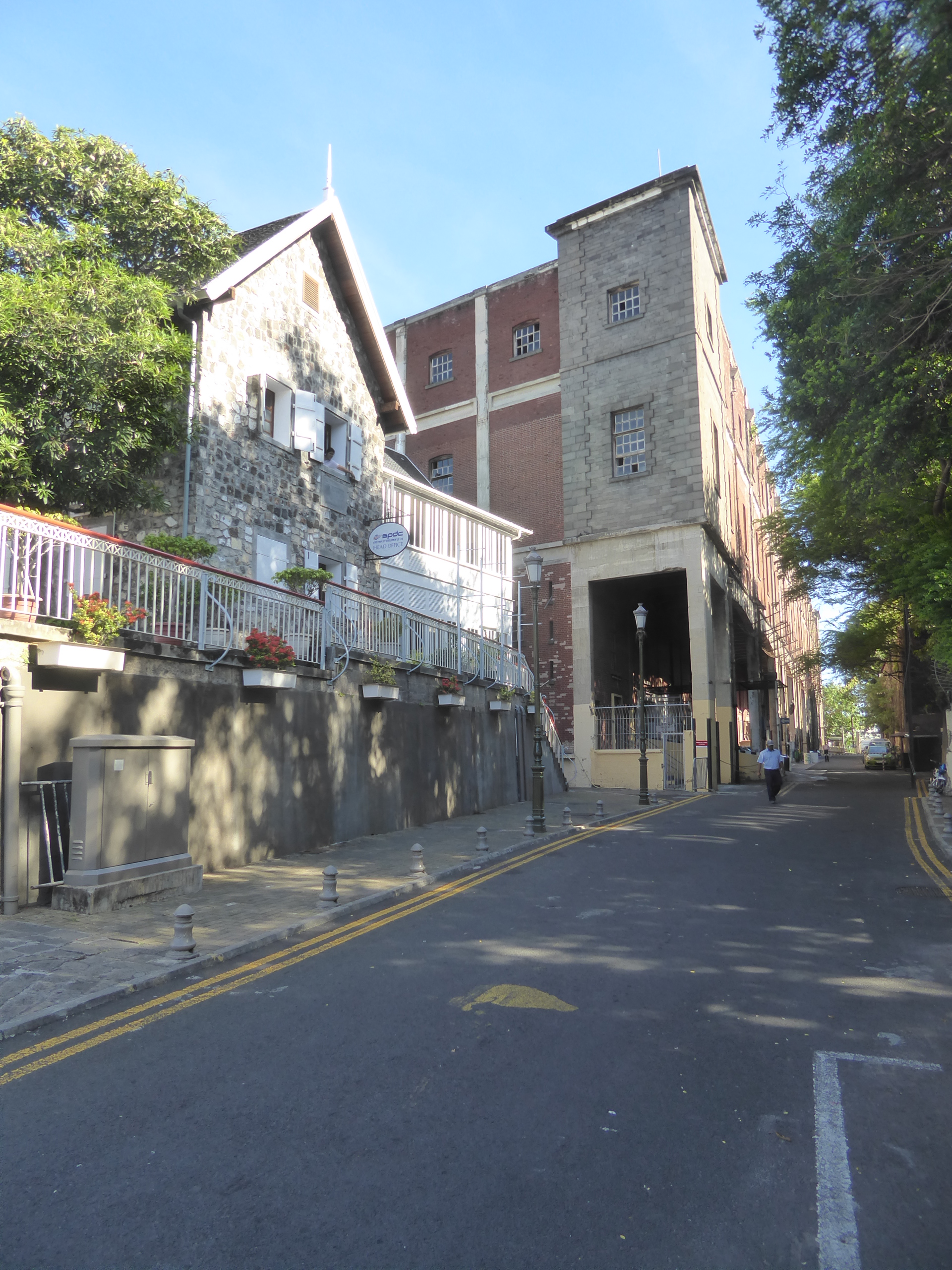 There's lots of space still to redevelop. Here, at Place du Moulin, the State Property Development Company looks for investors.