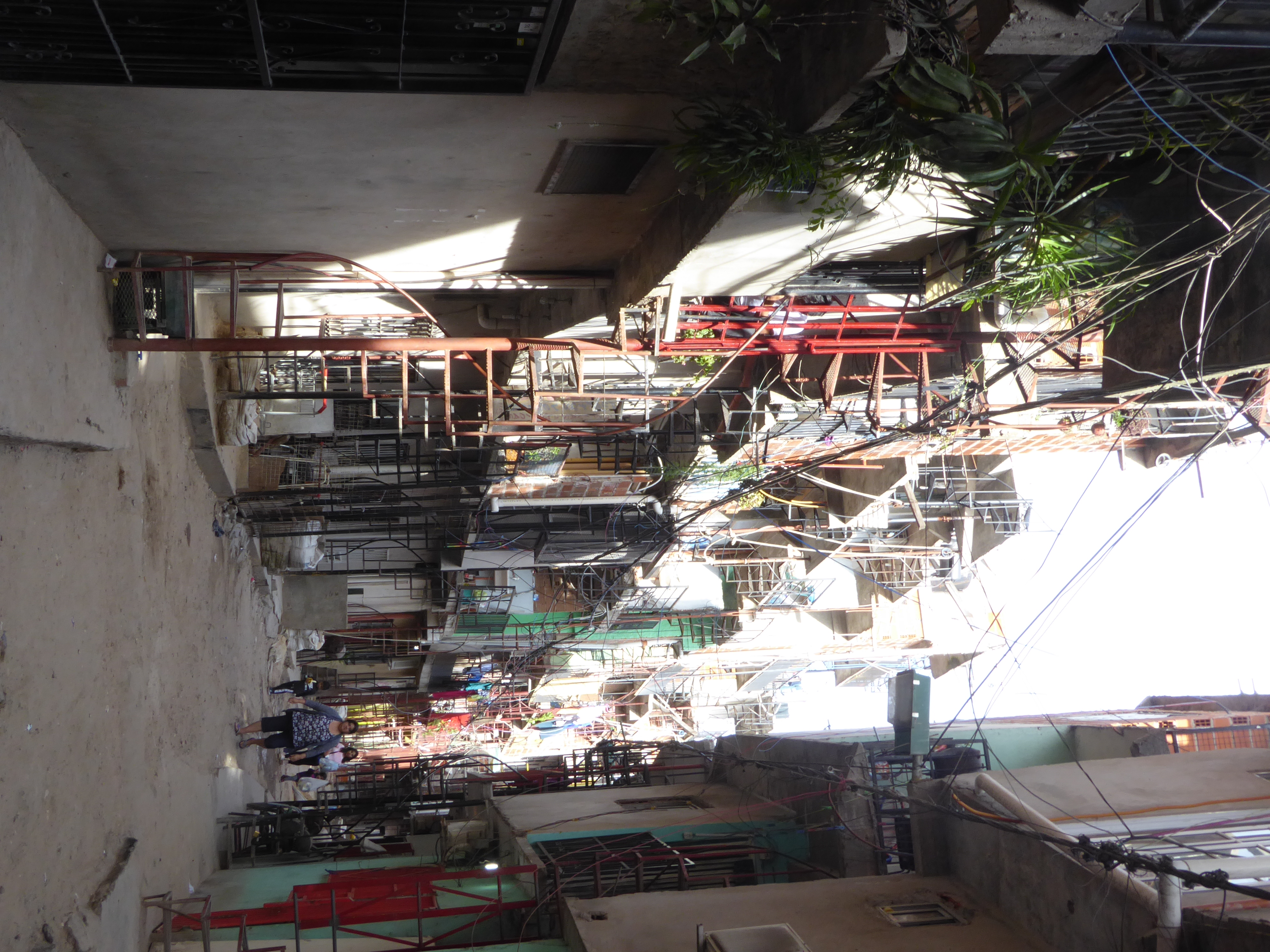 Buildings here as late as 2000 only reached a maximum of four floors, but the population is growing—mostly with newcomers from Paraguay, Bol