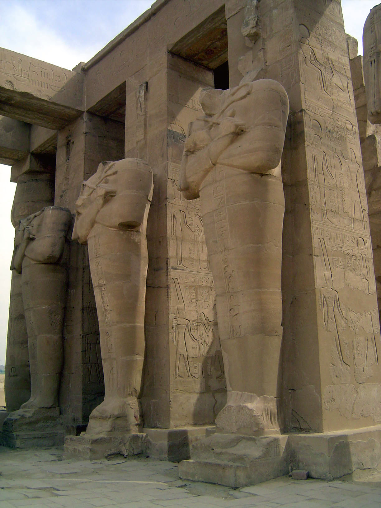 Osirid columns.