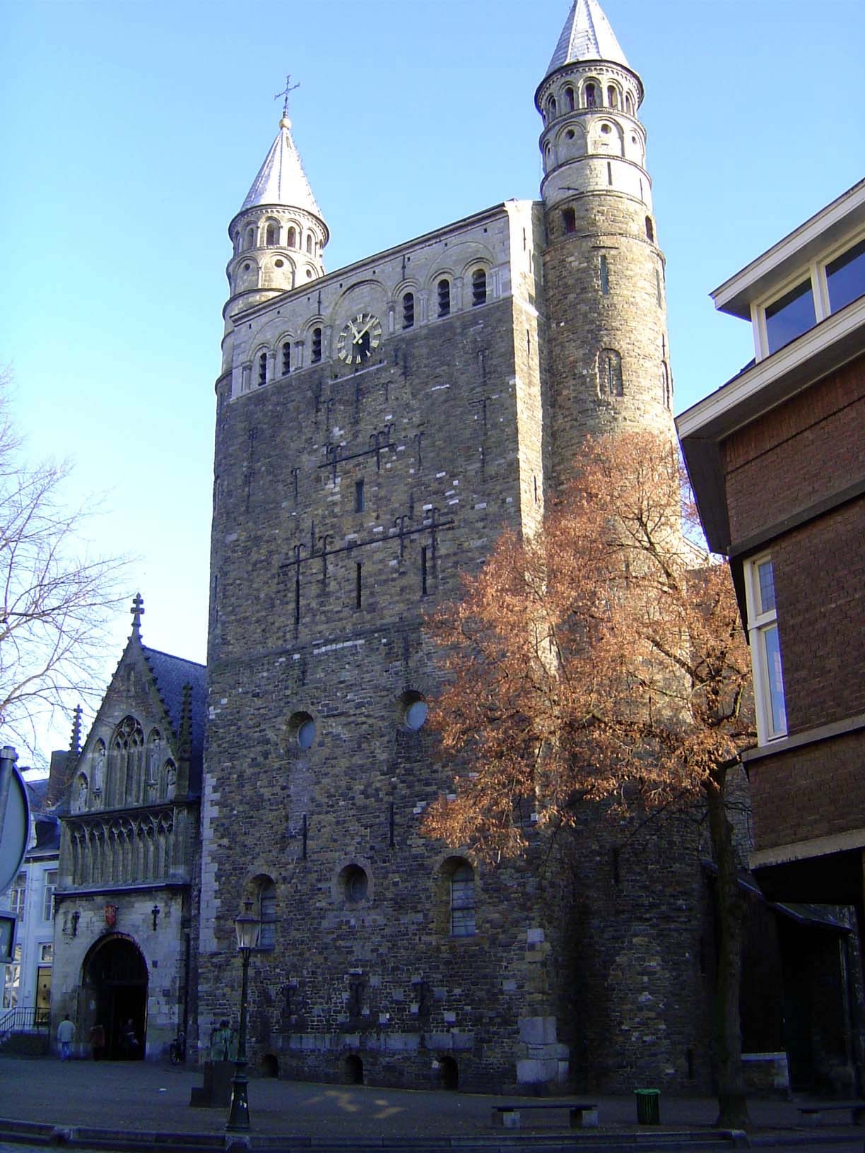 Onze Lieve Vrouwekerk, the Basilica of Notre Dame or Our Lady, was established about 1000 A.D. on Roman foundations. It's the oldest church