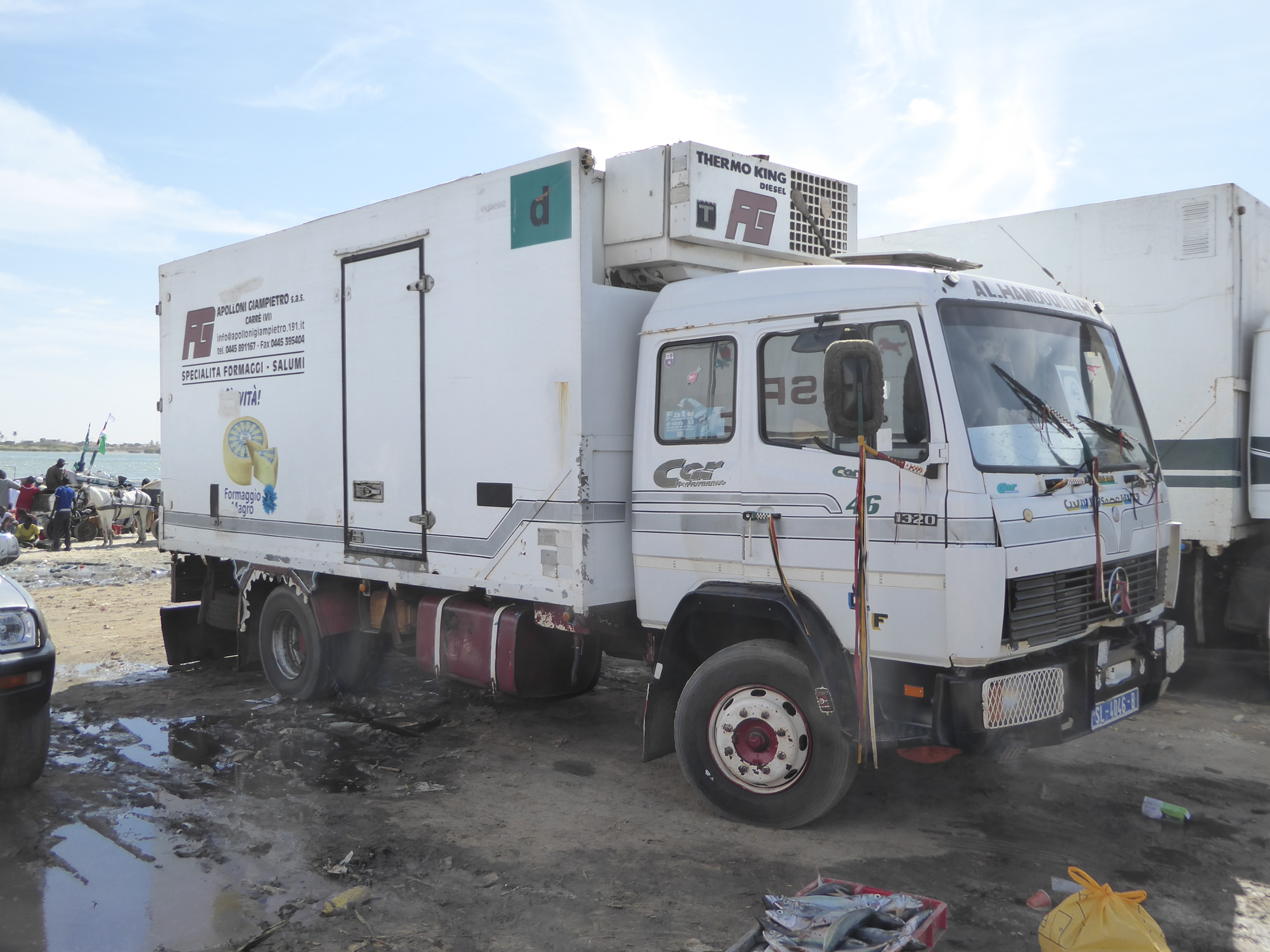 The trucks are often in their second lives.