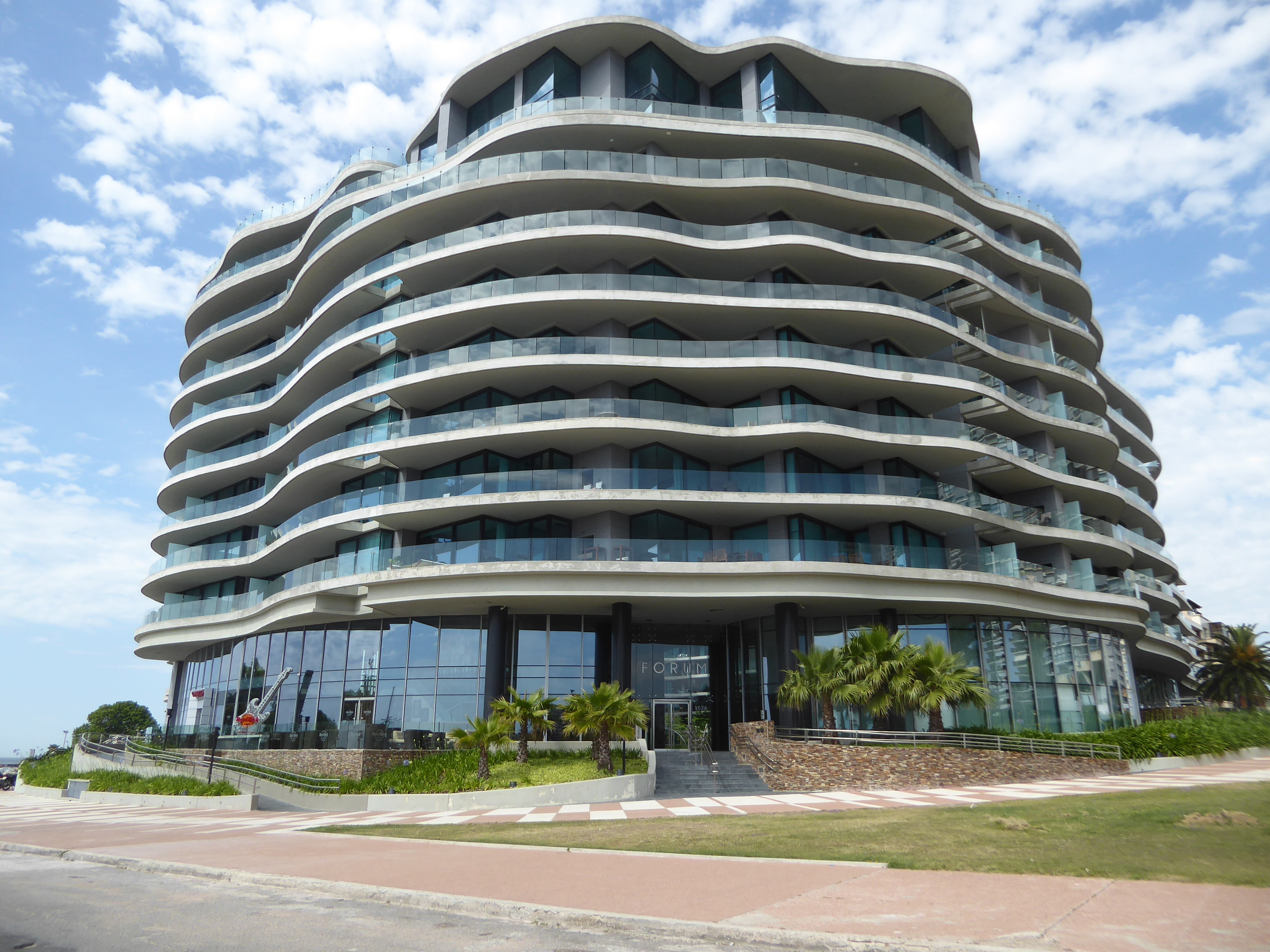 A new neighbor, the Forum Puerto Del Buceo, with apartments starting at just over $200,000 and rising to over a million.