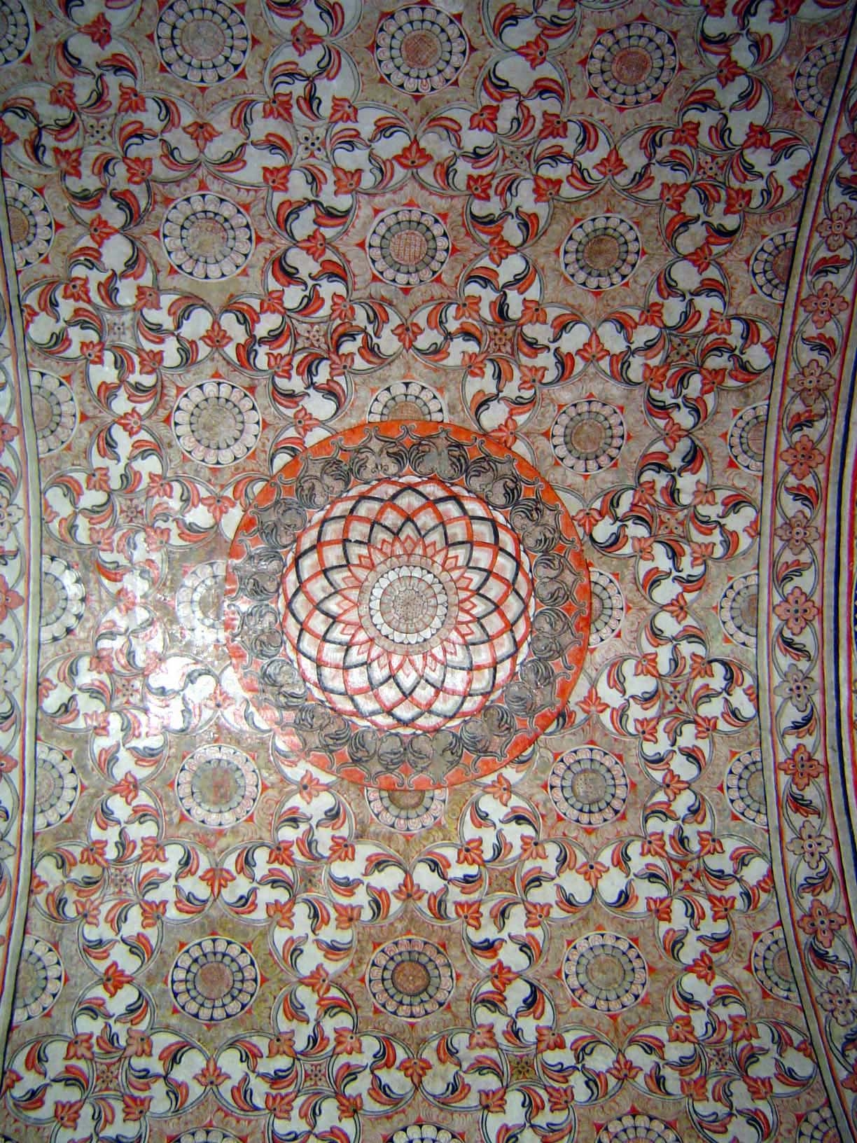Ceiling of the shrine.