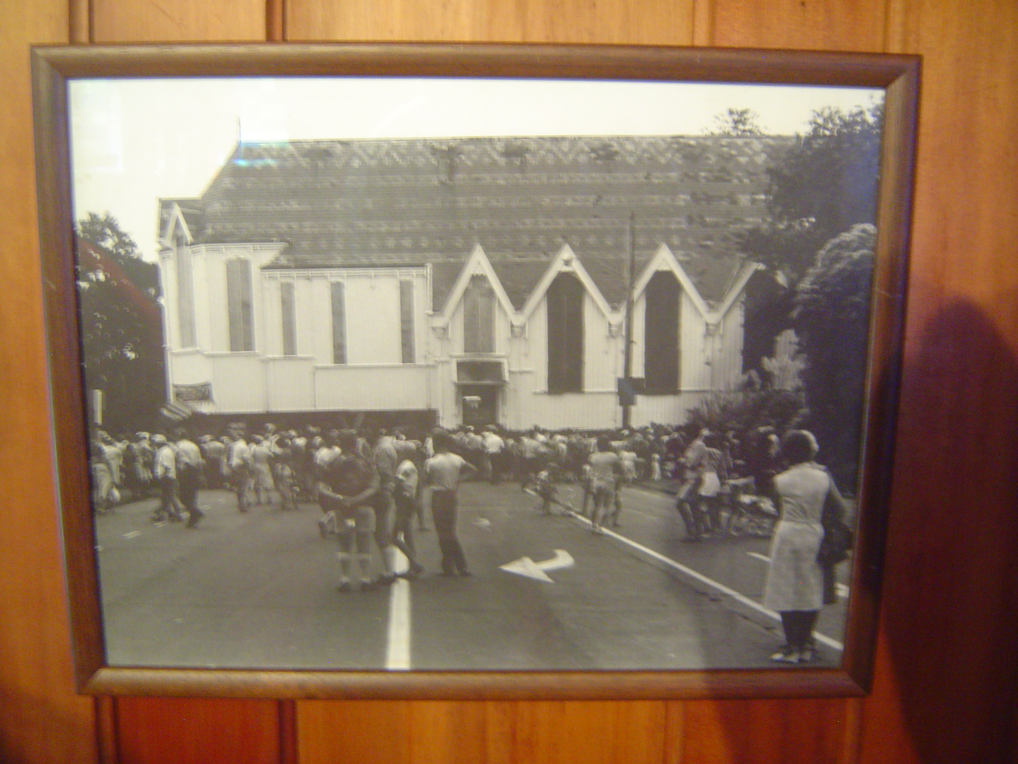 In 1982 the church was moved across the street Parnell Road to adjoin the much larger Holy Trinity.