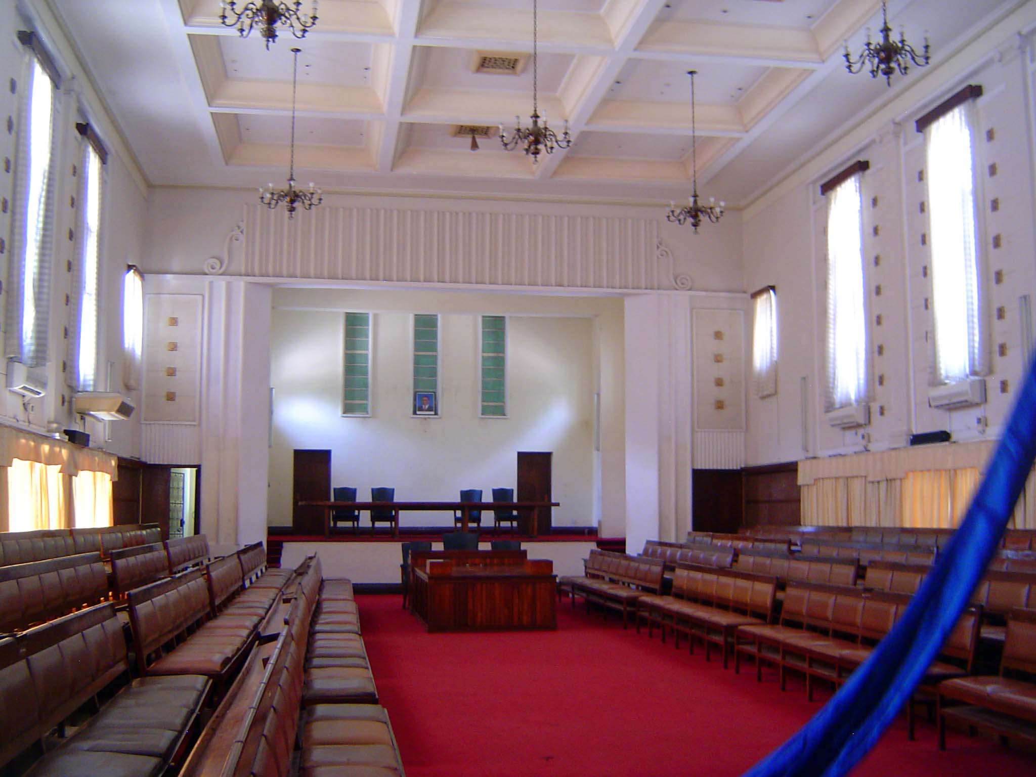 The legislative chamber.