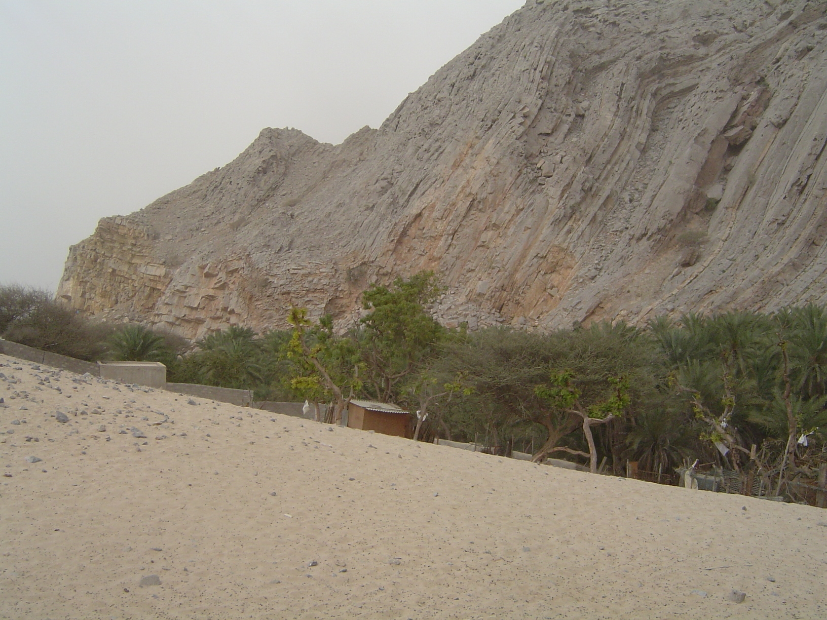 Despite the desert, there is water.