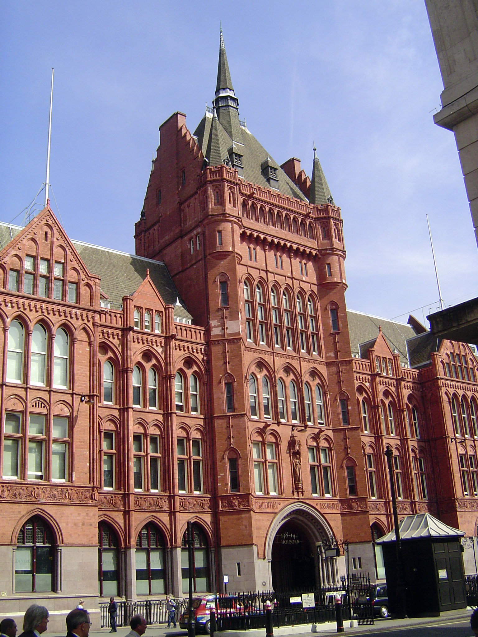 The Prudential Assurance building on Holborn across from the tiny Staple Inn remains what it was, not only the home of an insurance company