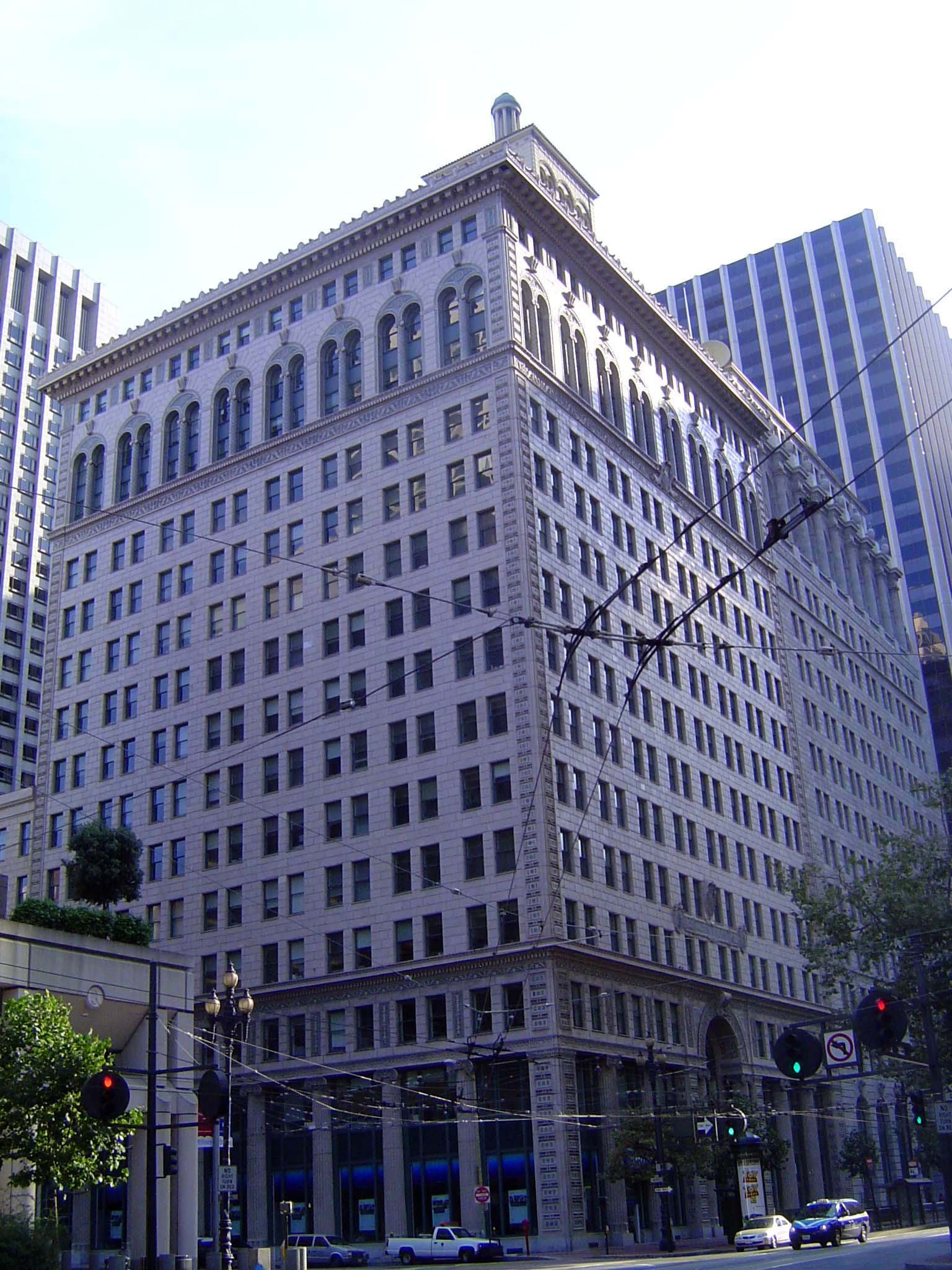 Next door was this building, which the boy never paid any attention to.