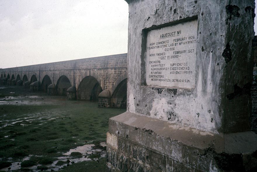 One of the last gasps of British irrigation works in Peninsular India: the Visapur Project, completed in 1929 between Pune and Ahmednagar. T