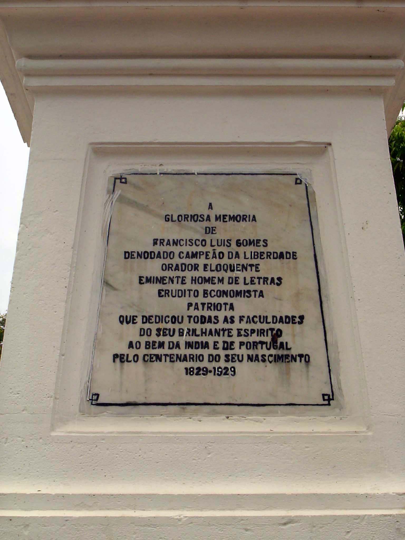 The one obvious omission from the accolades was Gomes' membership of the Cortes or parliament in Lisbon.
