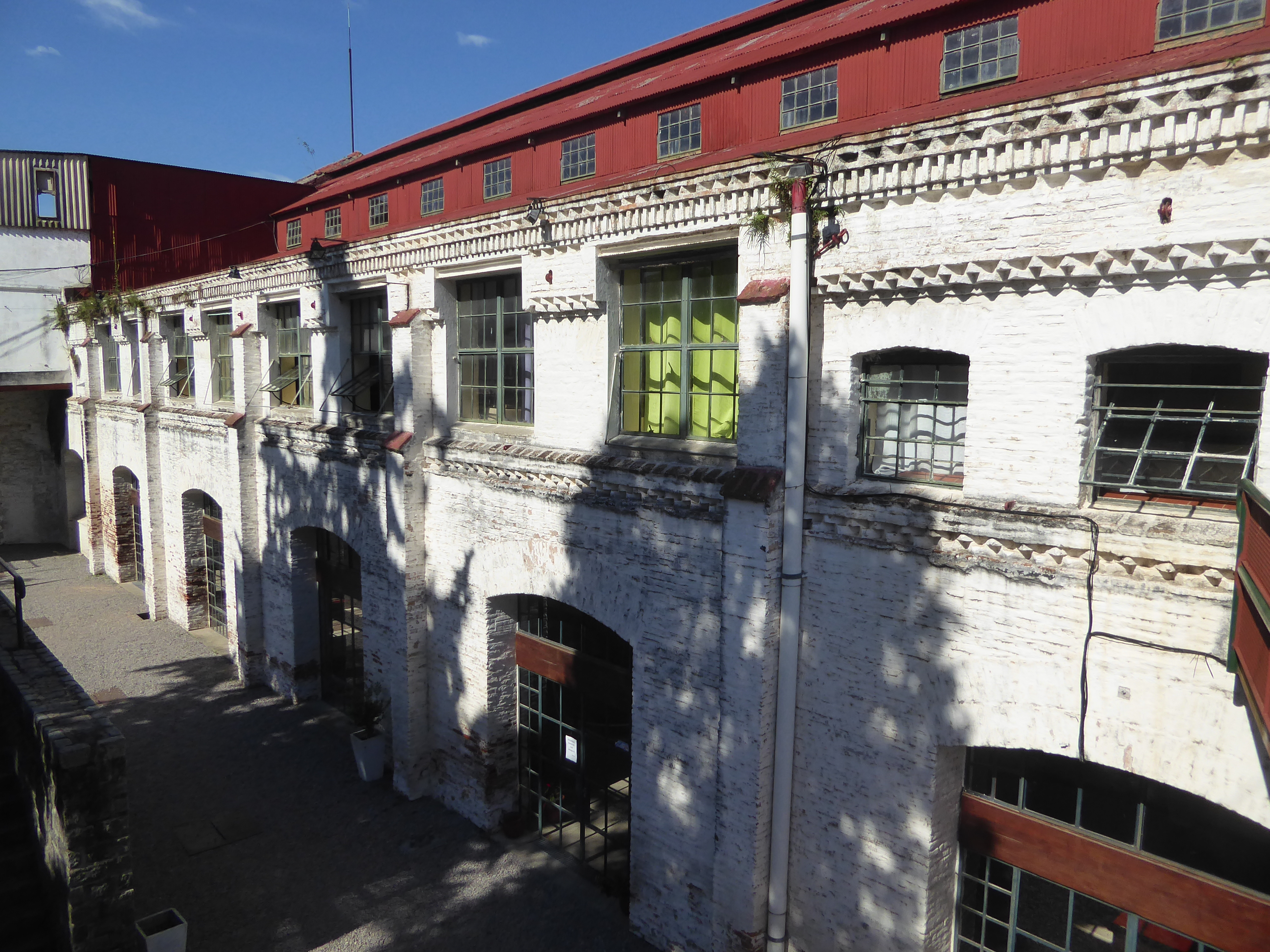 Here's the other side of the administrative offices, now housing a museum.
