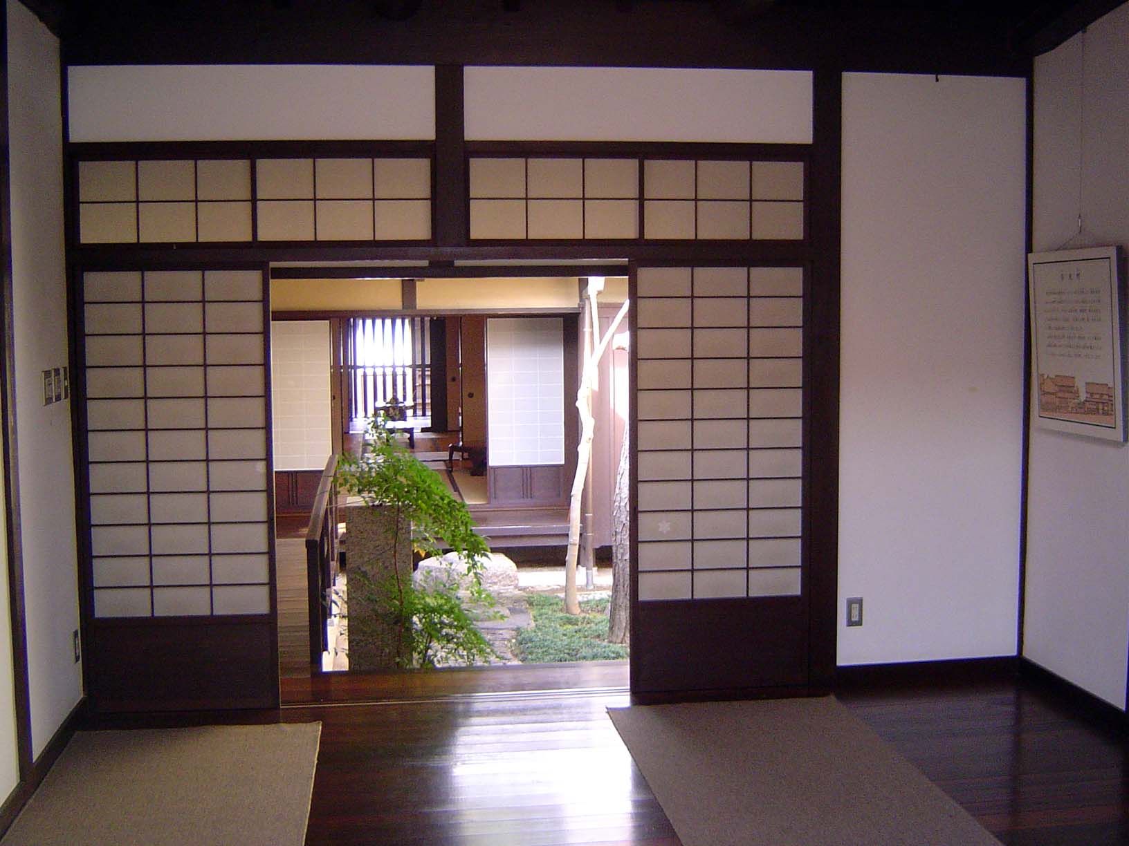 The garden is more likely to be enjoyed from inside than out.